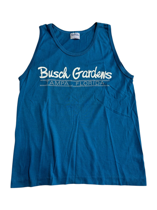 Vintage Busch Gardens Tampa Florida Tank Top Sleeveless Shirt