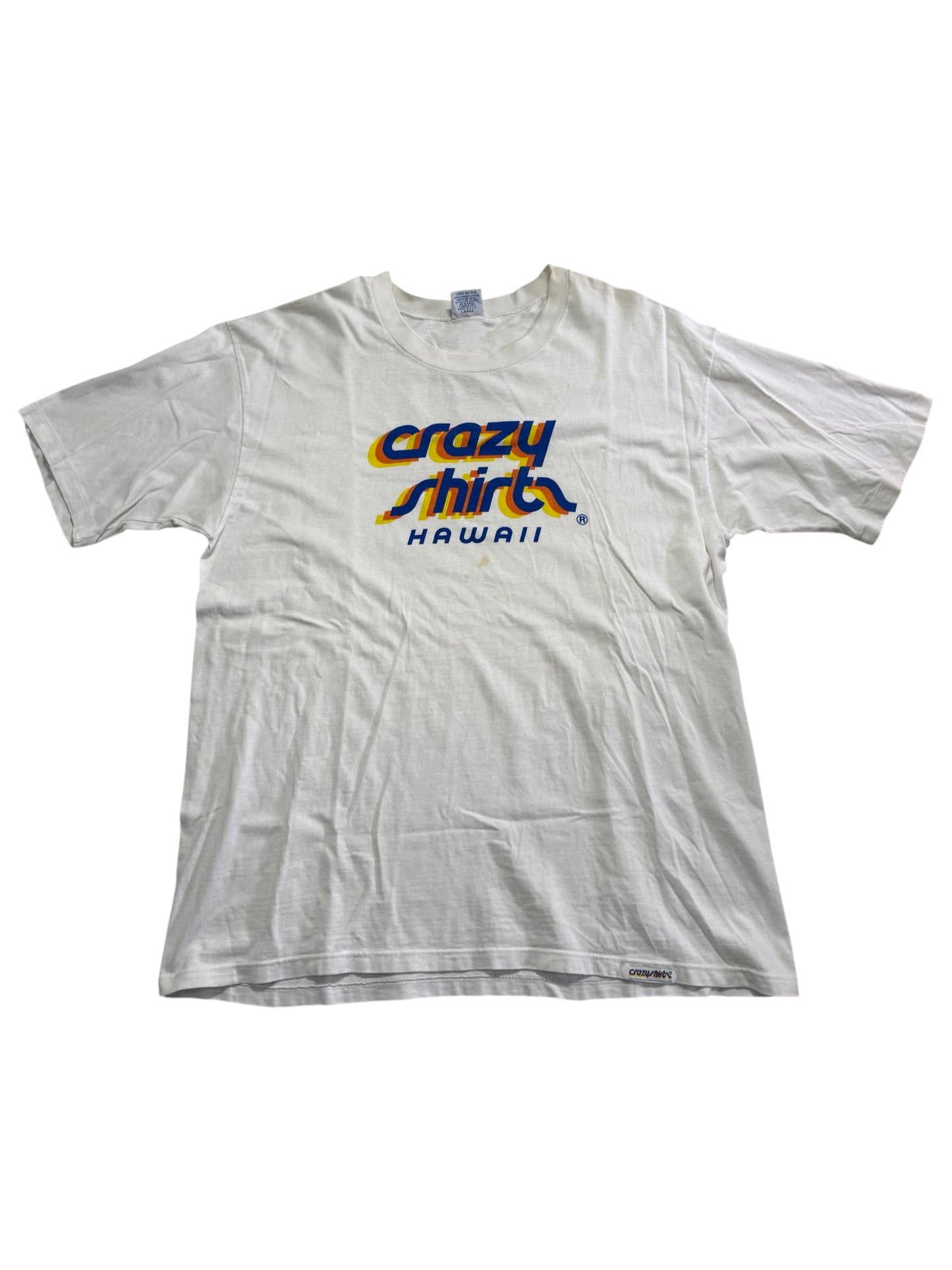 Vintage Crazy Shirts Hawaii Logo Tshirt Made in USA