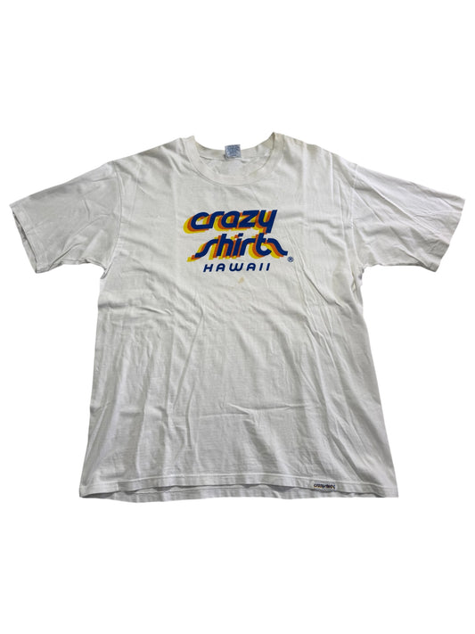 Vintage Crazy Shirts Hawaii Logo Tshirt Made in USA