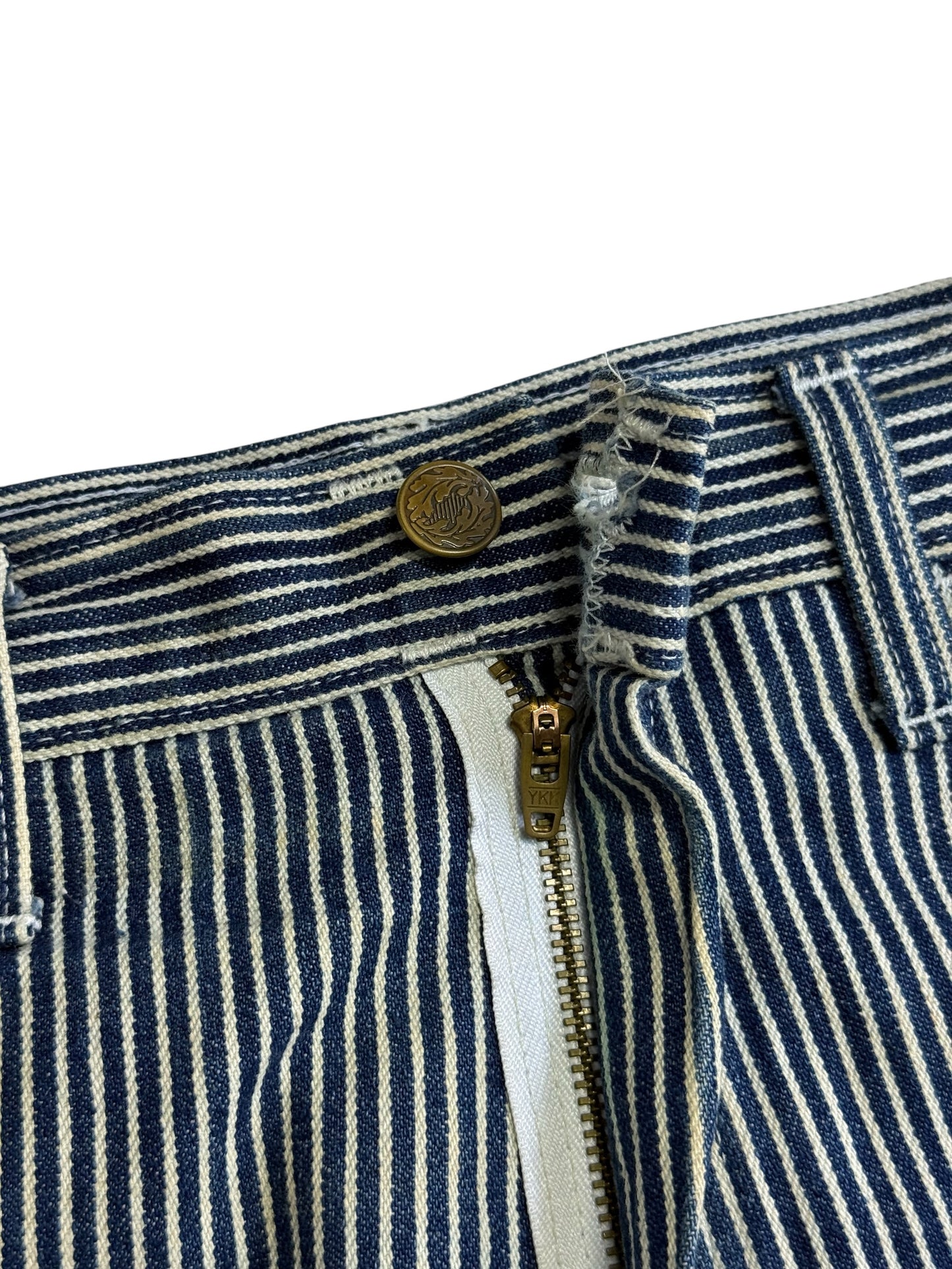 Vintage Smith’s American Hickory Stripe Carpenter Workwear Pants Made in USA