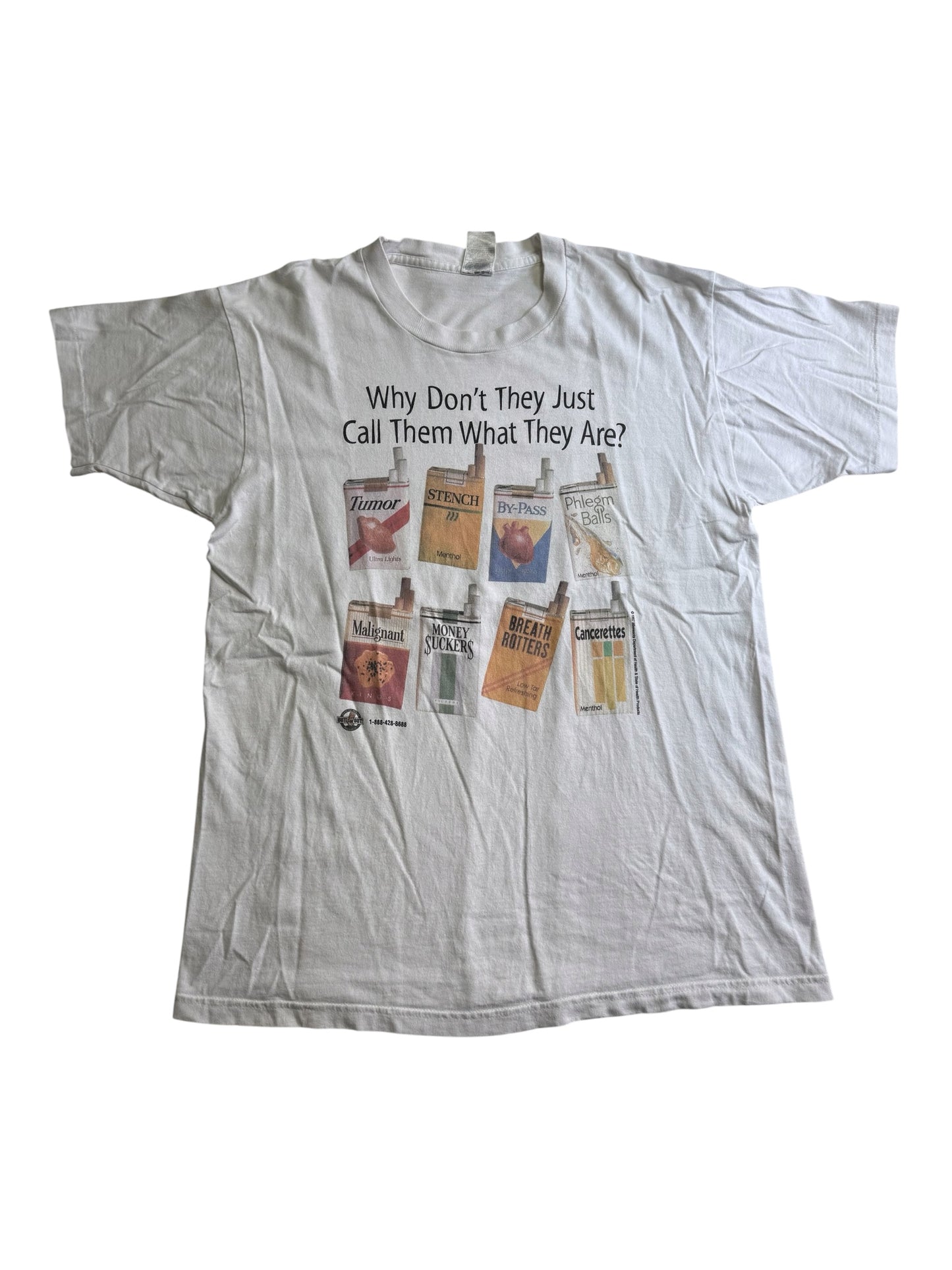 Vintage Anti Smoking Campaign Graphic Tshirt