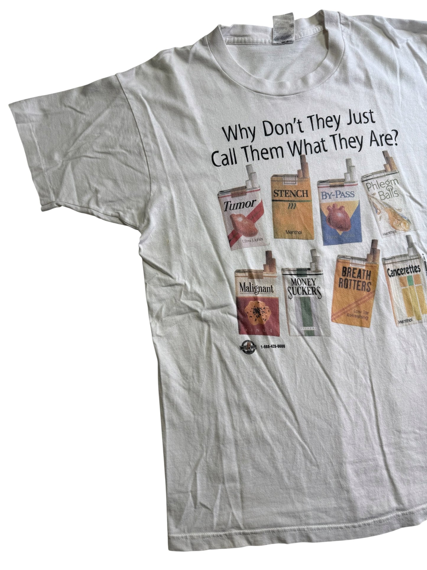 Vintage Anti Smoking Campaign Graphic Tshirt