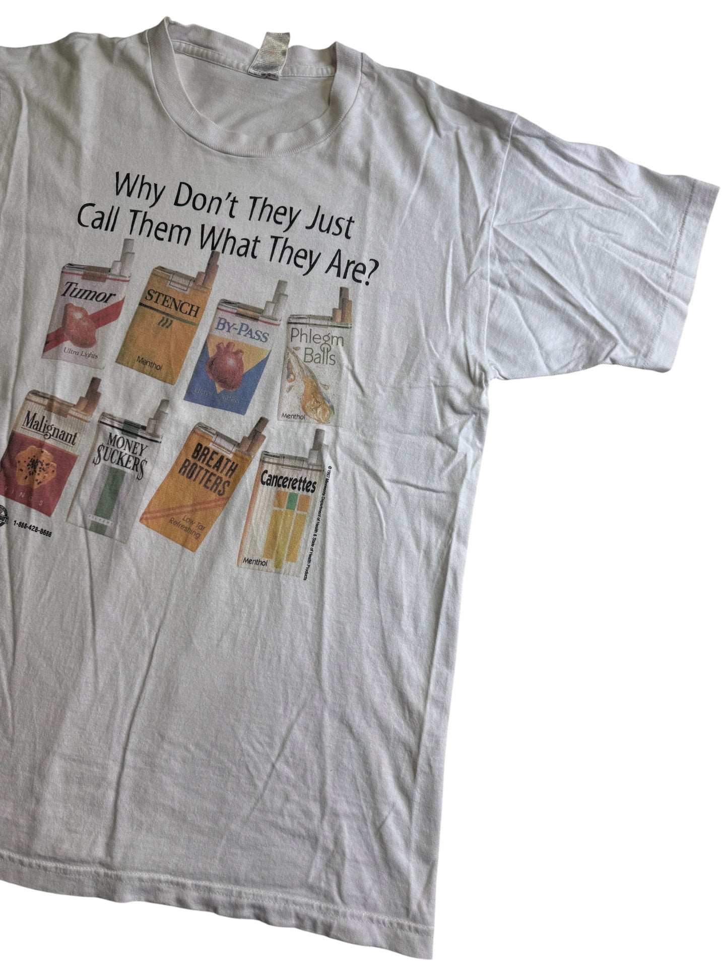 Vintage Anti Smoking Campaign Graphic Tshirt