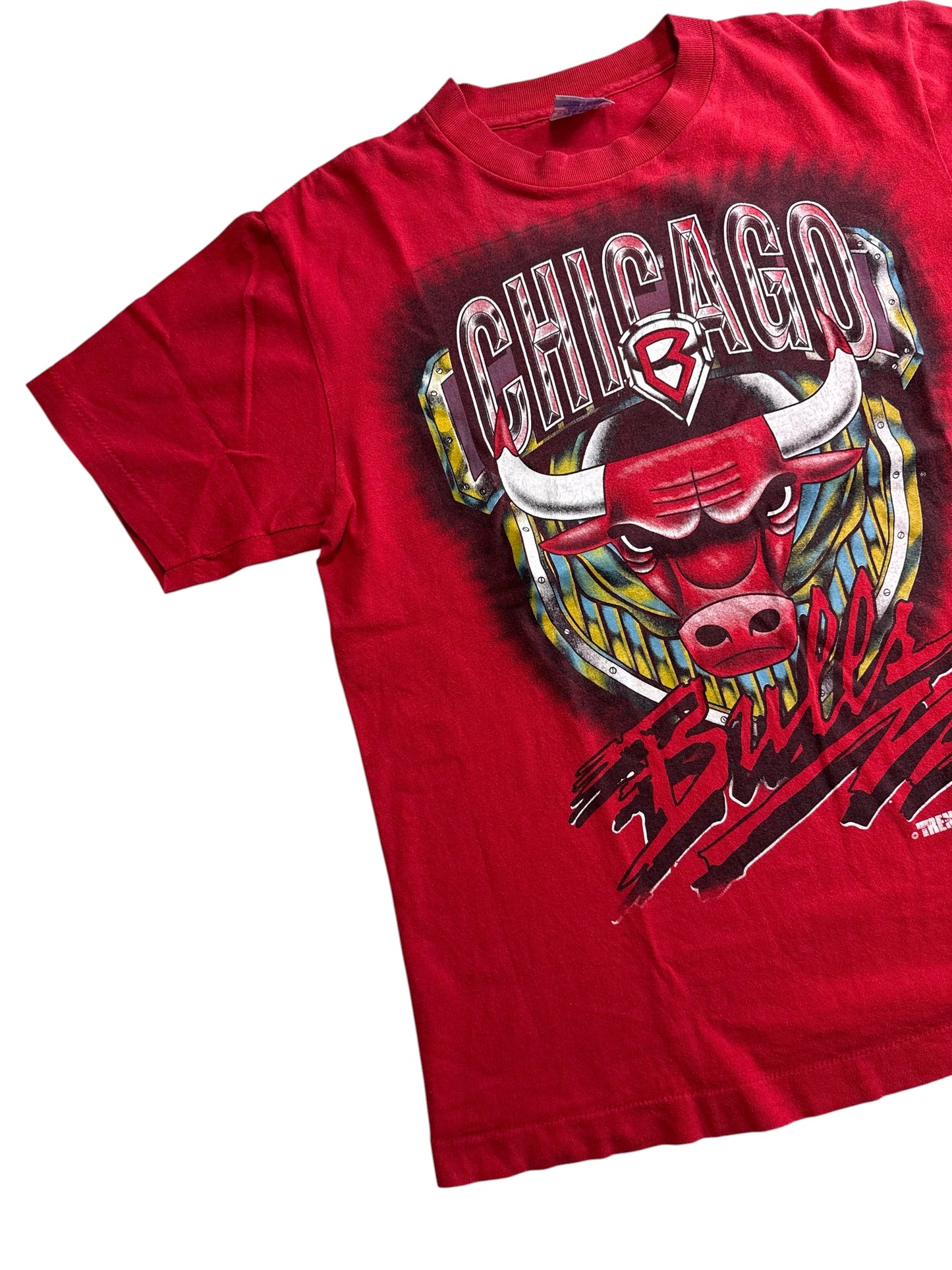 Vintage 90s Chicago Bulls Big Logo Graphic NBA Tshirt