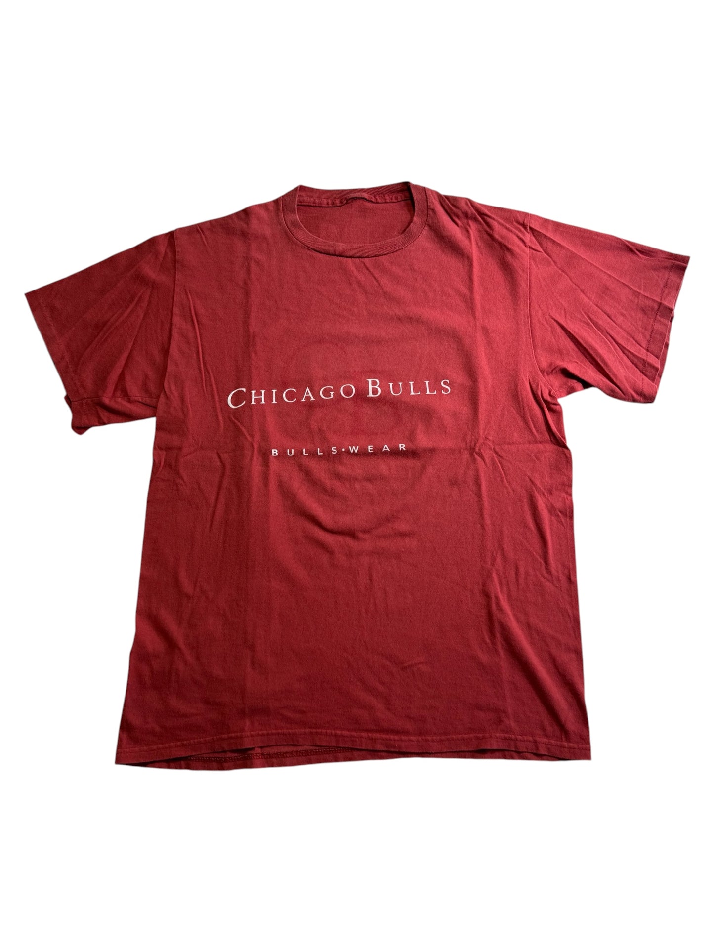 Vintage Chicago Bulls Bullswear Big Logo Back Print NBA Tshirt