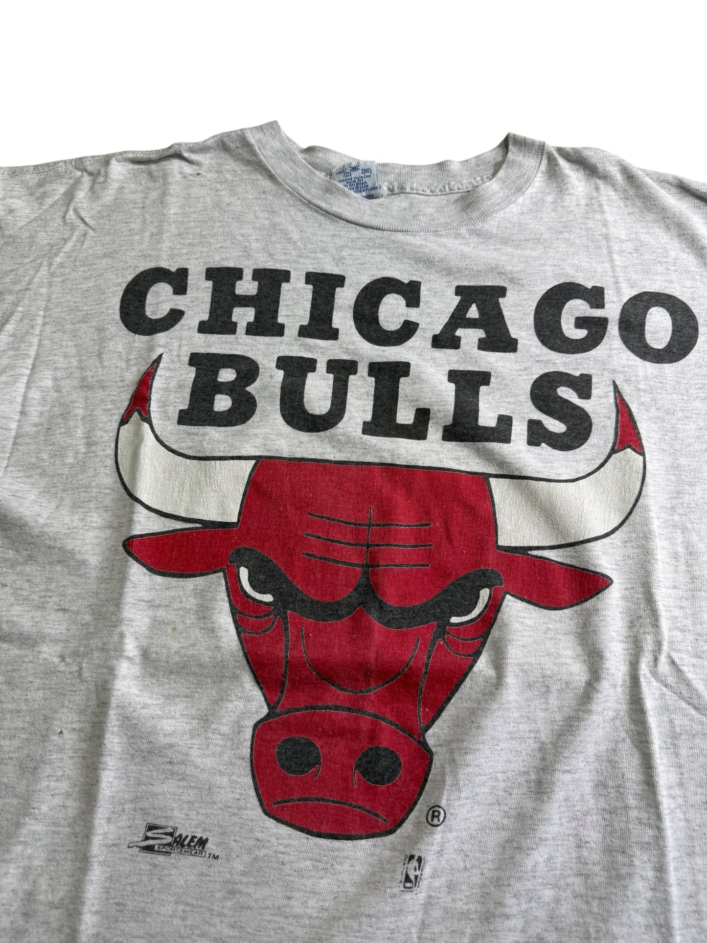 Vintage Chicago Bulls Big Logo Salem Sportswear NBA Tshirt