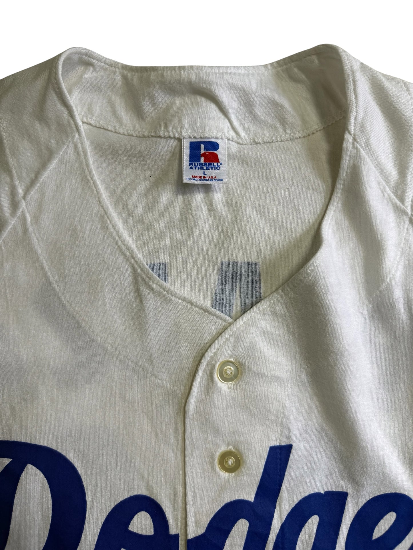 Vintage Los Angeles Dodgers Mike Piazza 31 MLB Baseball Jersey Tshirt