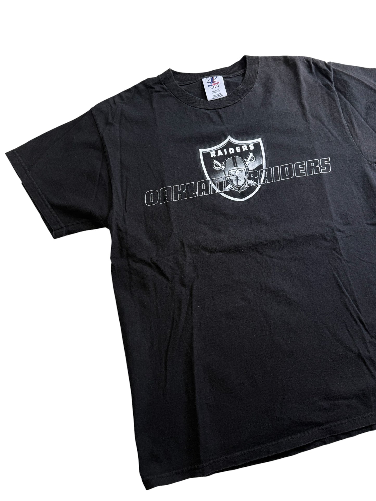 Vintage Oakland Raiders Logo Athletic Tshirt
