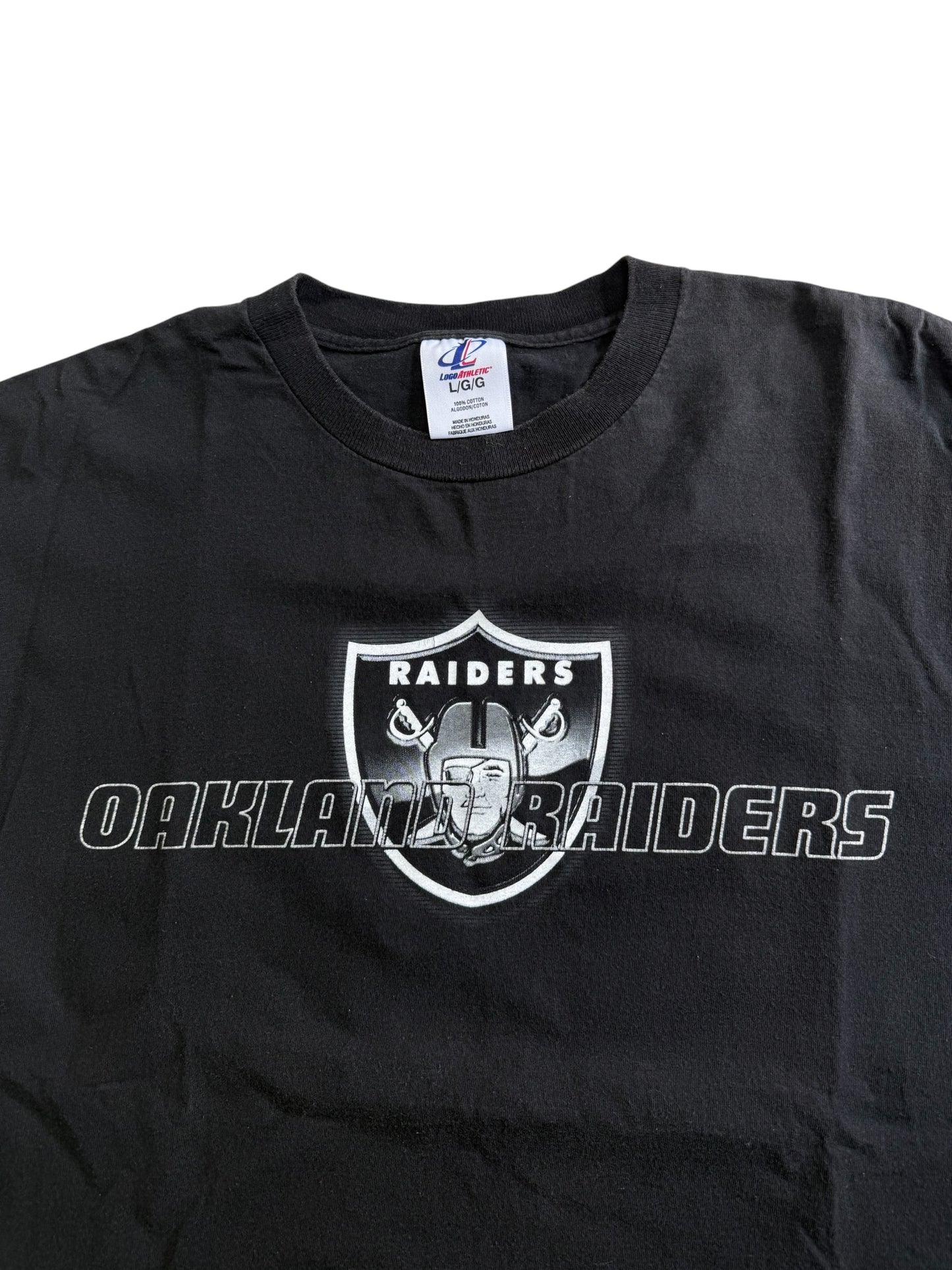 Vintage Oakland Raiders Logo Athletic Tshirt