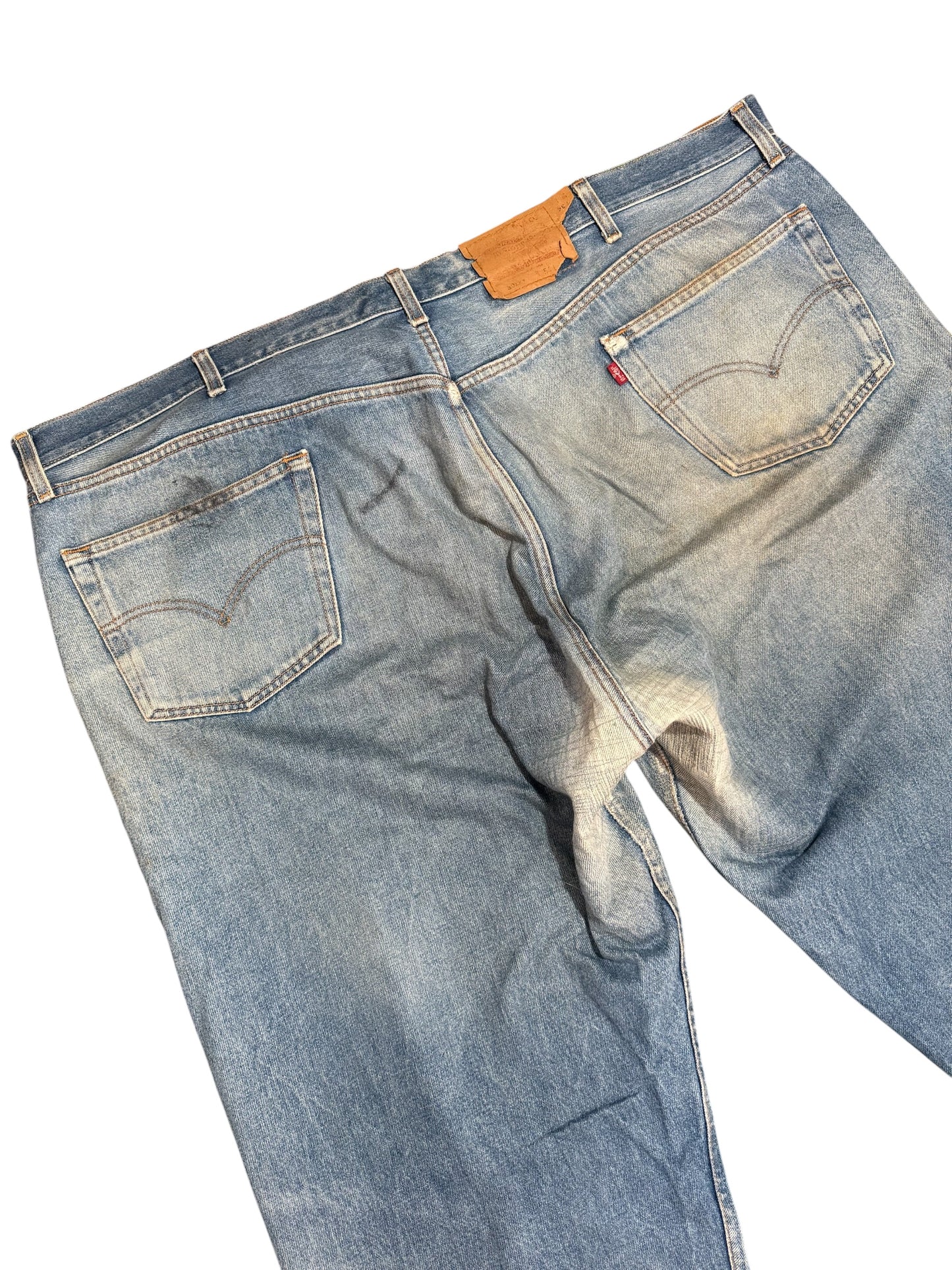 Vintage Levis 501 XX Big Size Distressed Denim Jeans