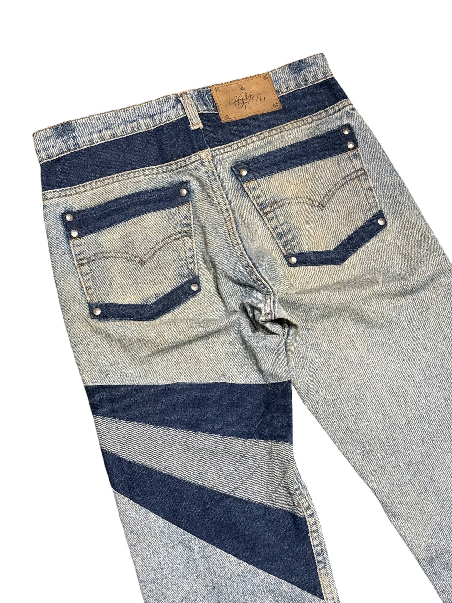 Levis Rework Patchwork Denim Pants by Kalimera Distressed Custom Jeans