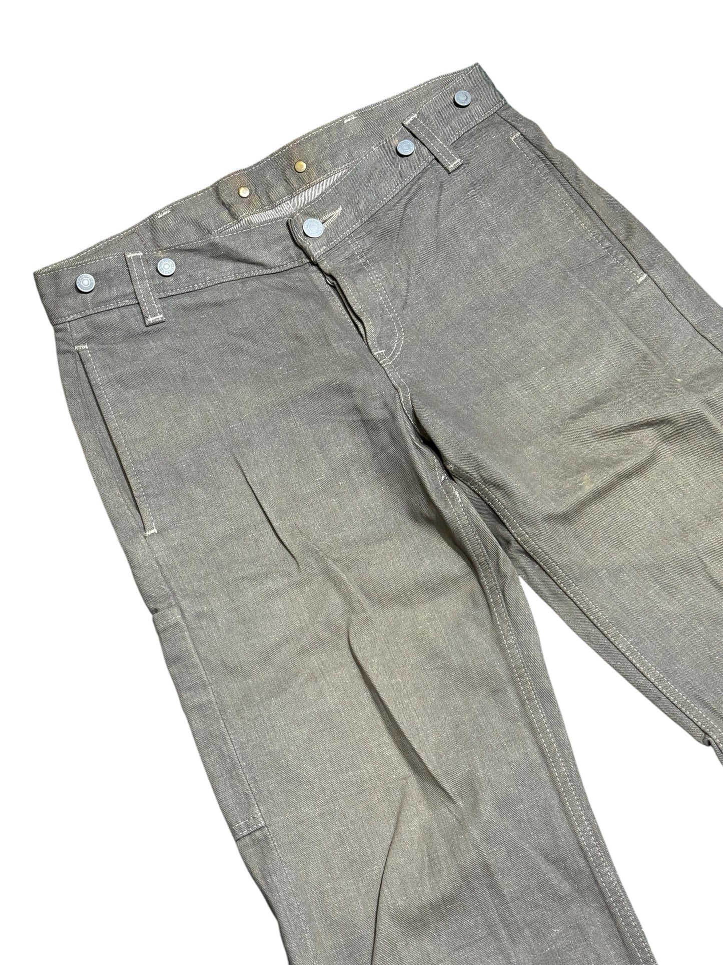 Margaret Howell x Edwin Selvedge Denim Carpenter Pants Buckle Back