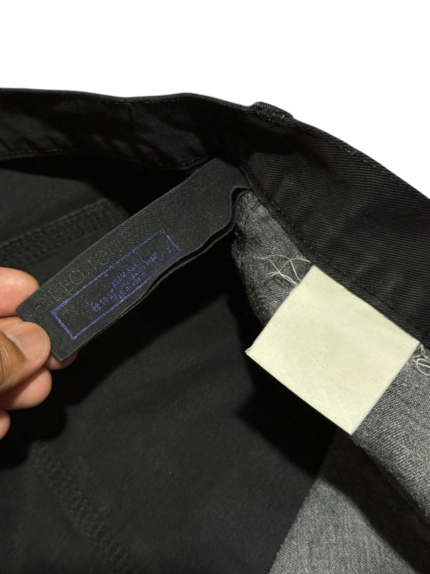 Vintage 2004 Neil Barrett Black Denim Pants Side Zip