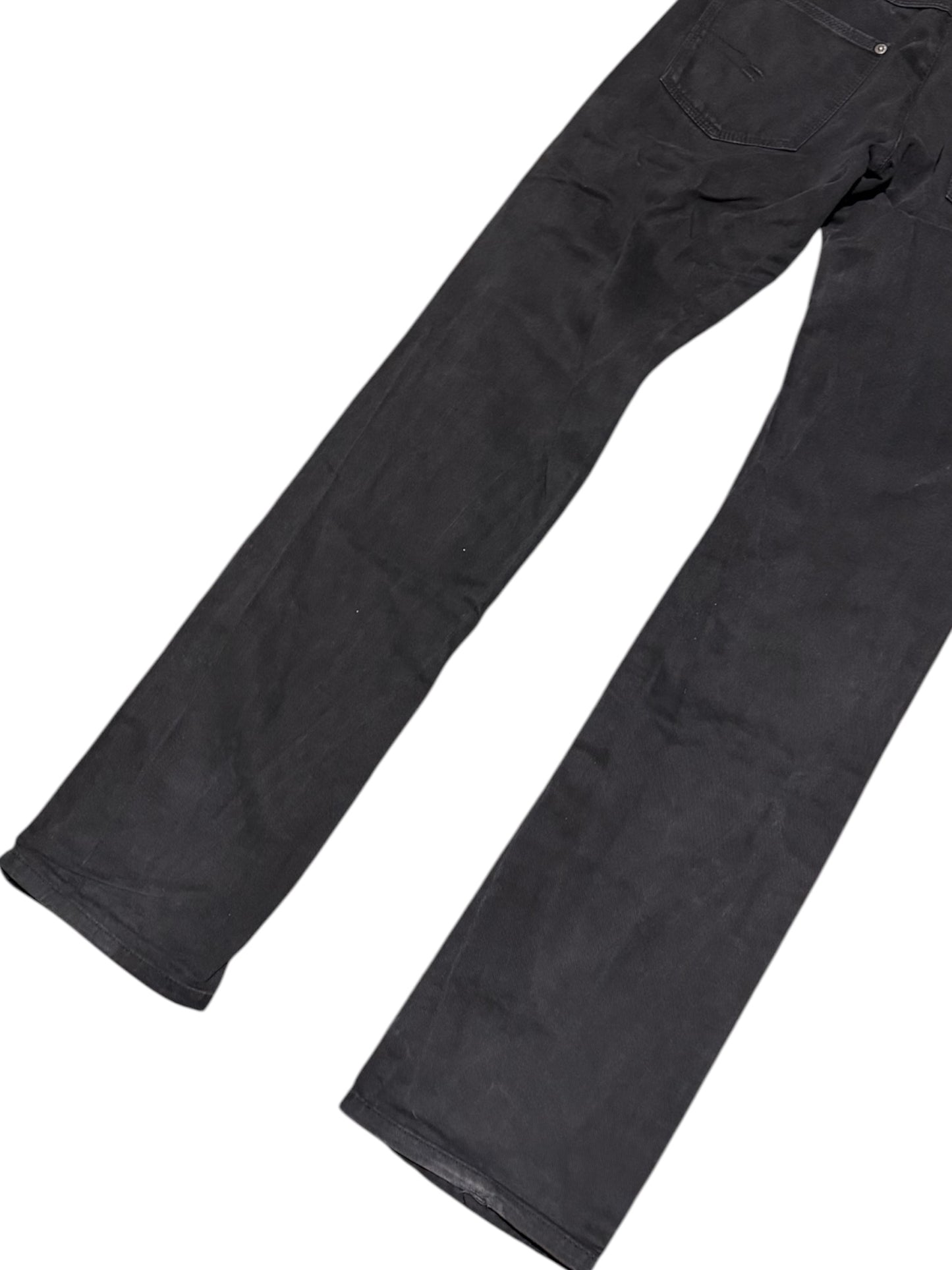Vintage 2004 Neil Barrett Black Denim Pants Side Zip