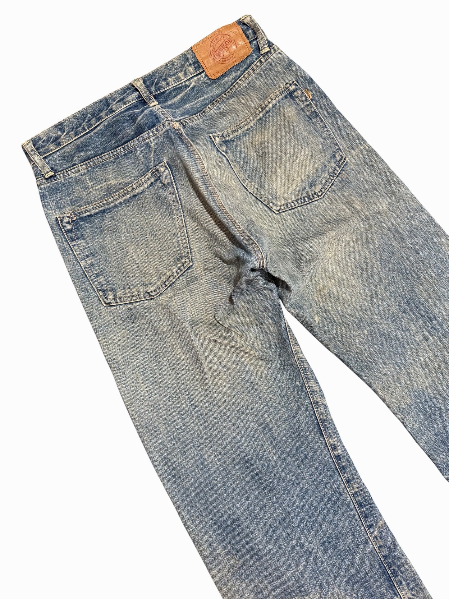 Vintage Omnigod Japan Selvedge Denim Jeans Distressed Fade Made in Japan