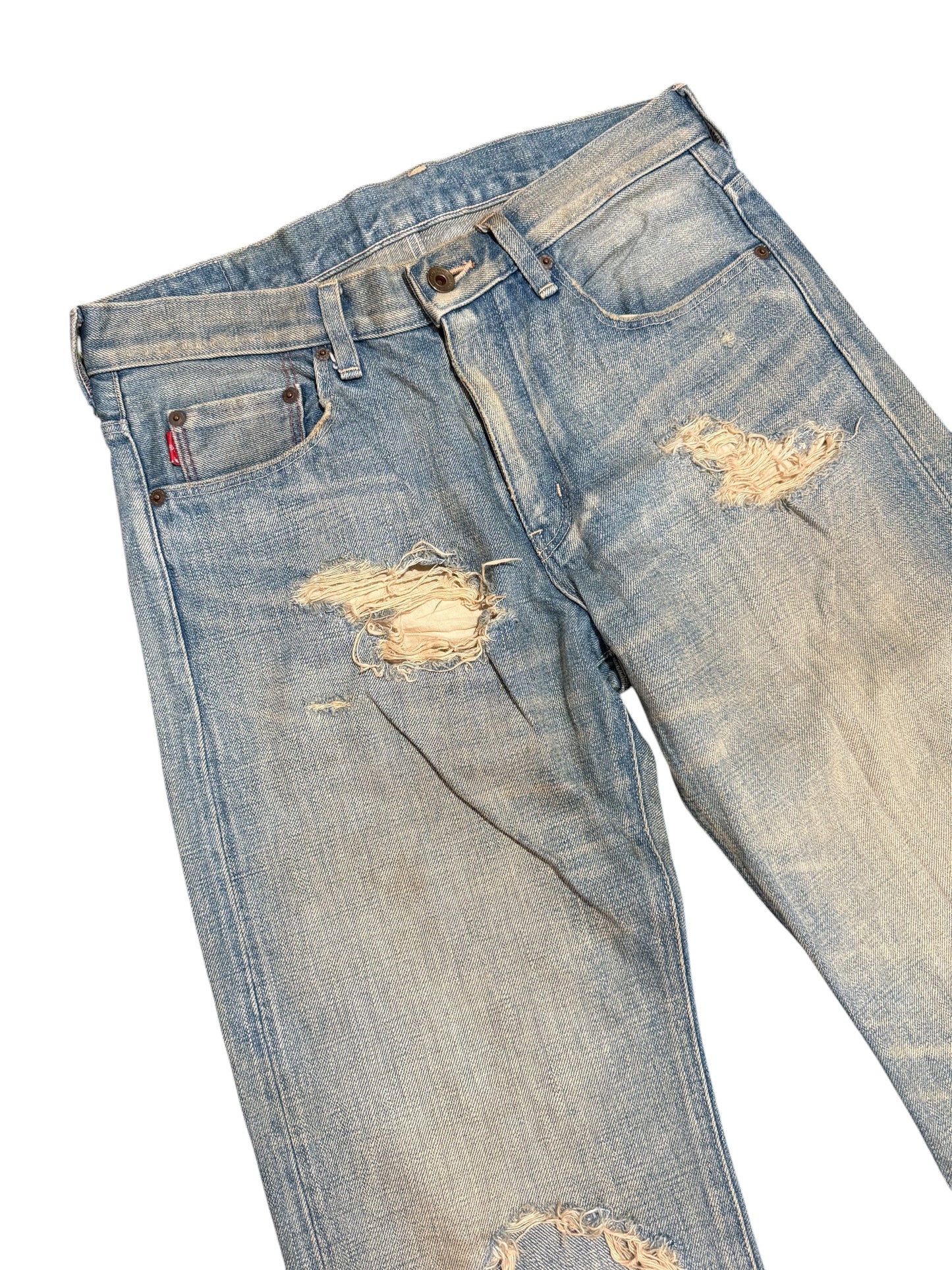 Victim & Co’s Japan Selvedge Denim Jeans Distressed Made in Japan