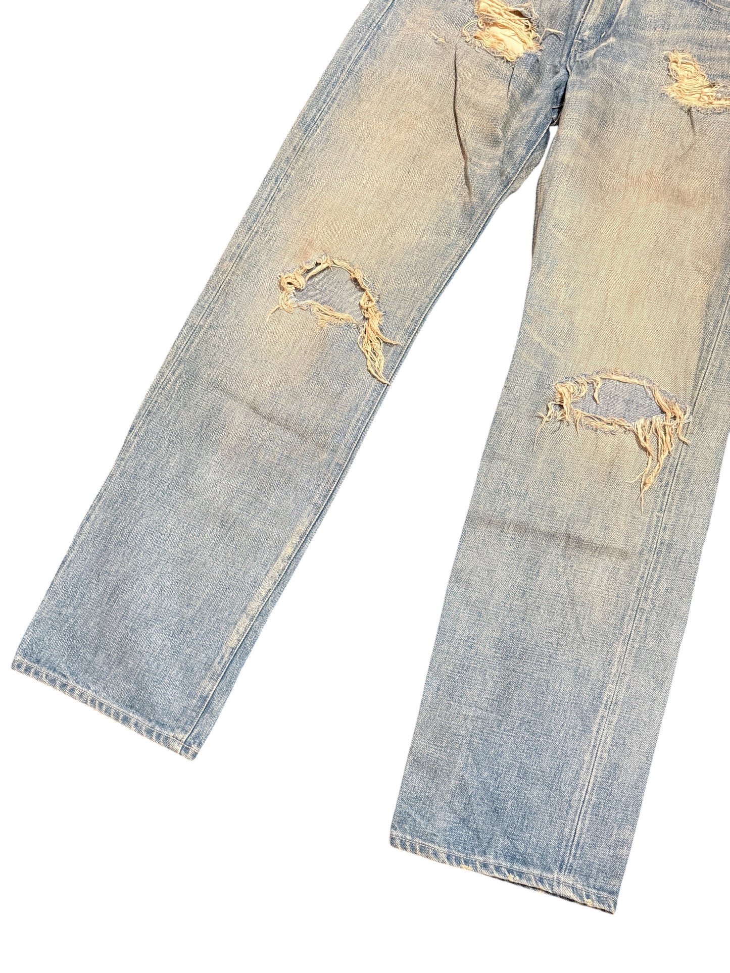 Victim & Co’s Japan Selvedge Denim Jeans Distressed Made in Japan