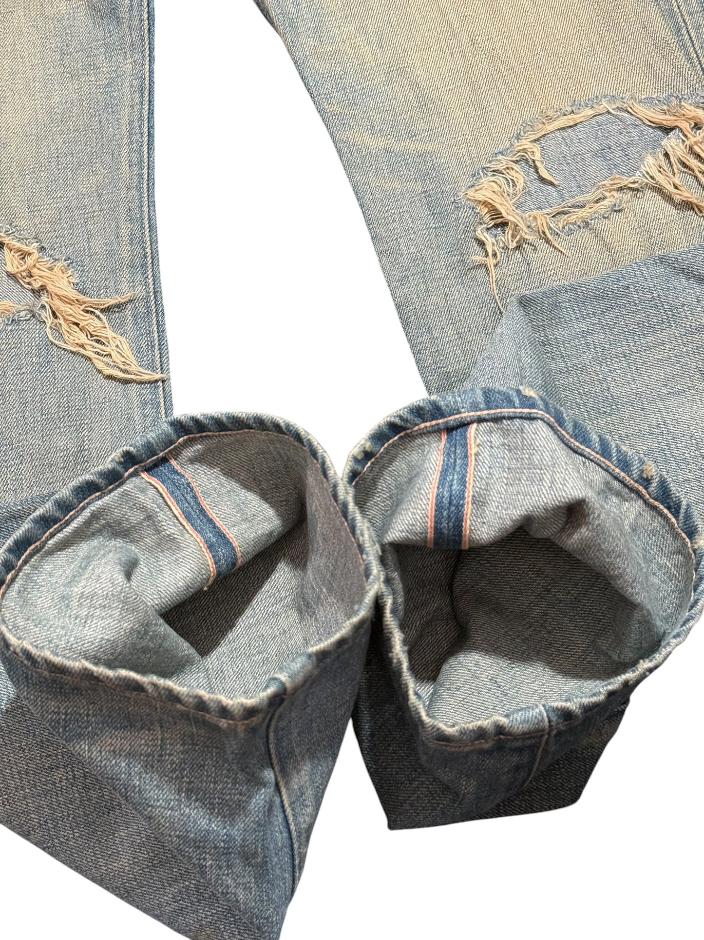 Victim & Co’s Japan Selvedge Denim Jeans Distressed Made in Japan