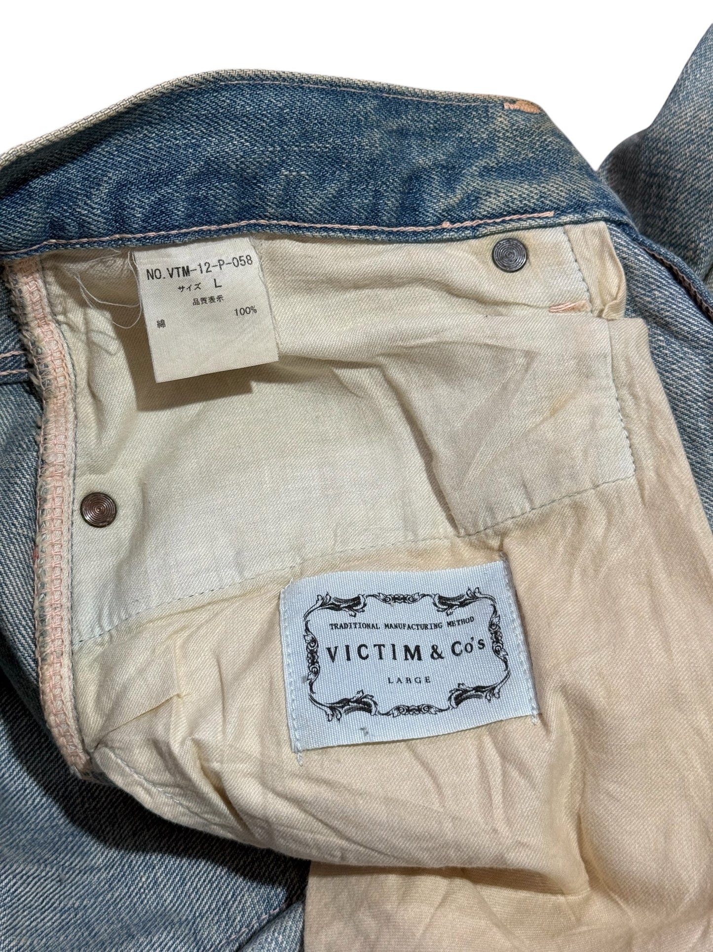 Victim & Co’s Japan Selvedge Denim Jeans Distressed Made in Japan