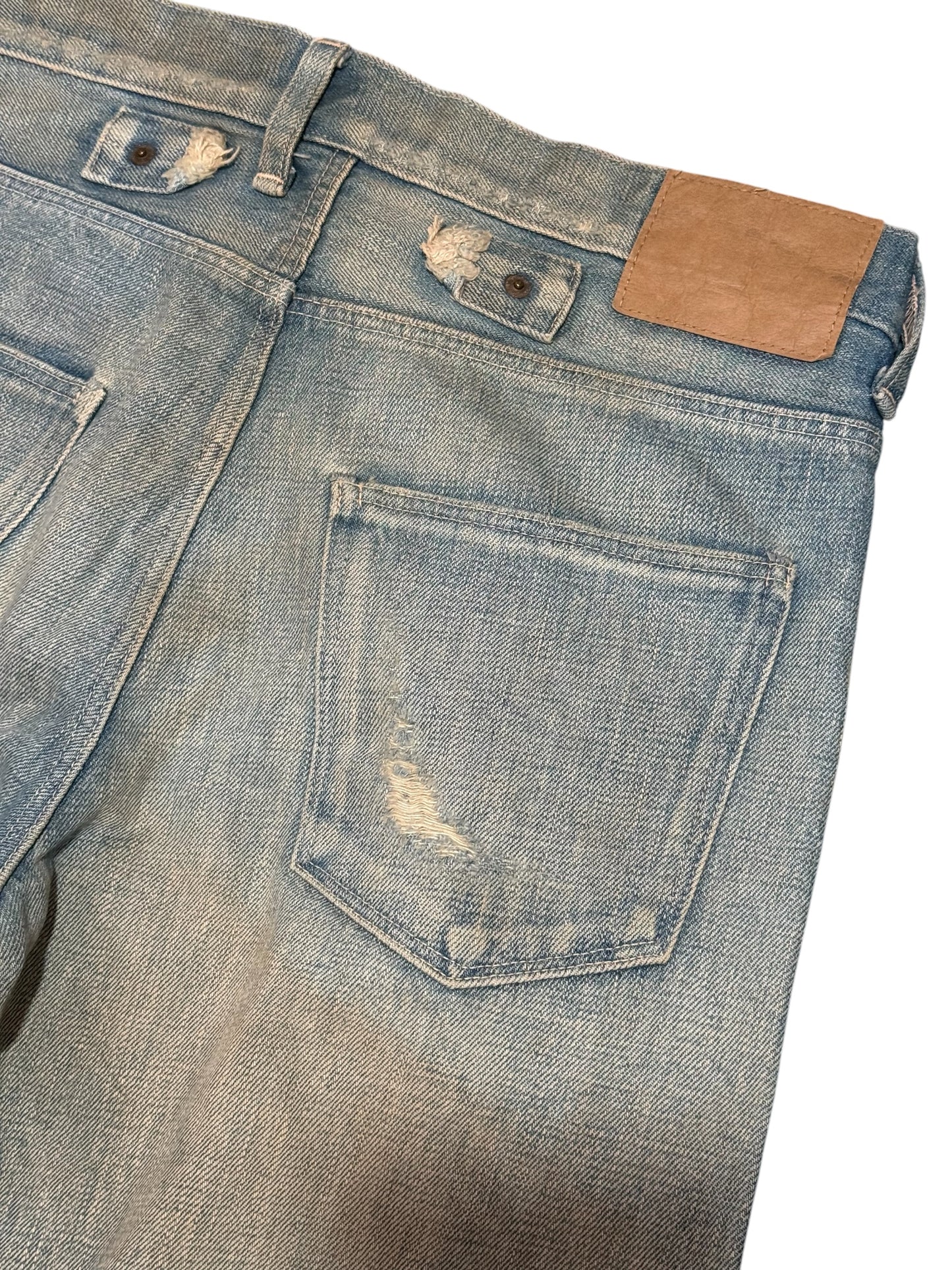 Victim & Co’s Japan Selvedge Denim Jeans Distressed Made in Japan