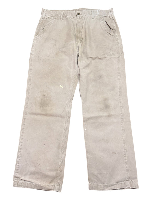 Carhartt Relaxed Fit Work Pants Carpenter Style Distressed
