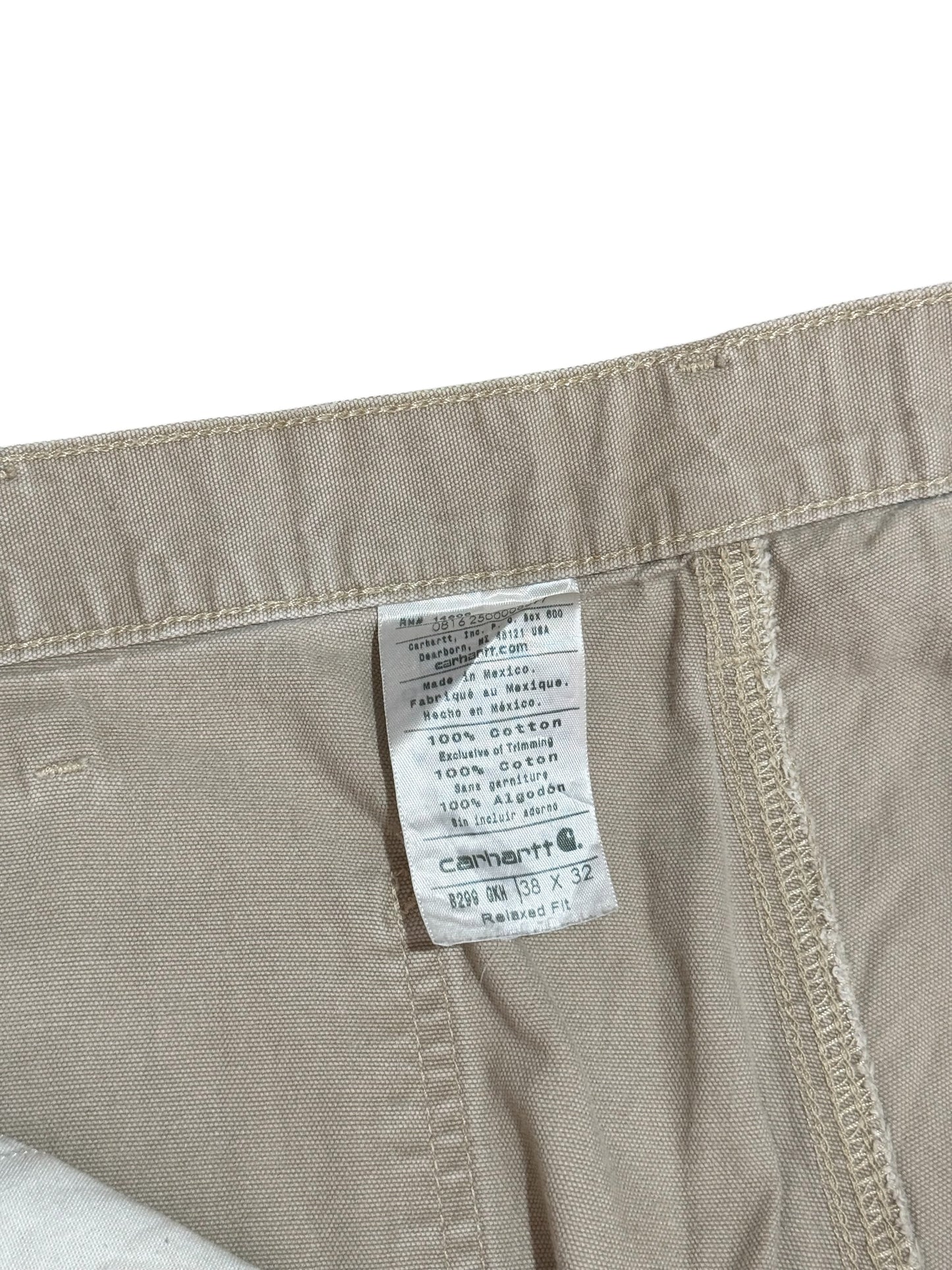 Carhartt Relaxed Fit Work Pants Carpenter Style Distressed