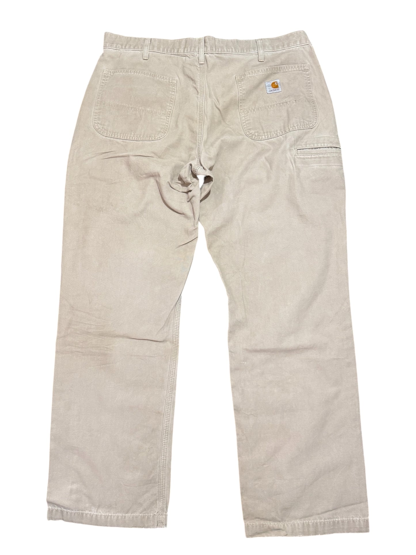 Carhartt Relaxed Fit Work Pants Carpenter Style Distressed