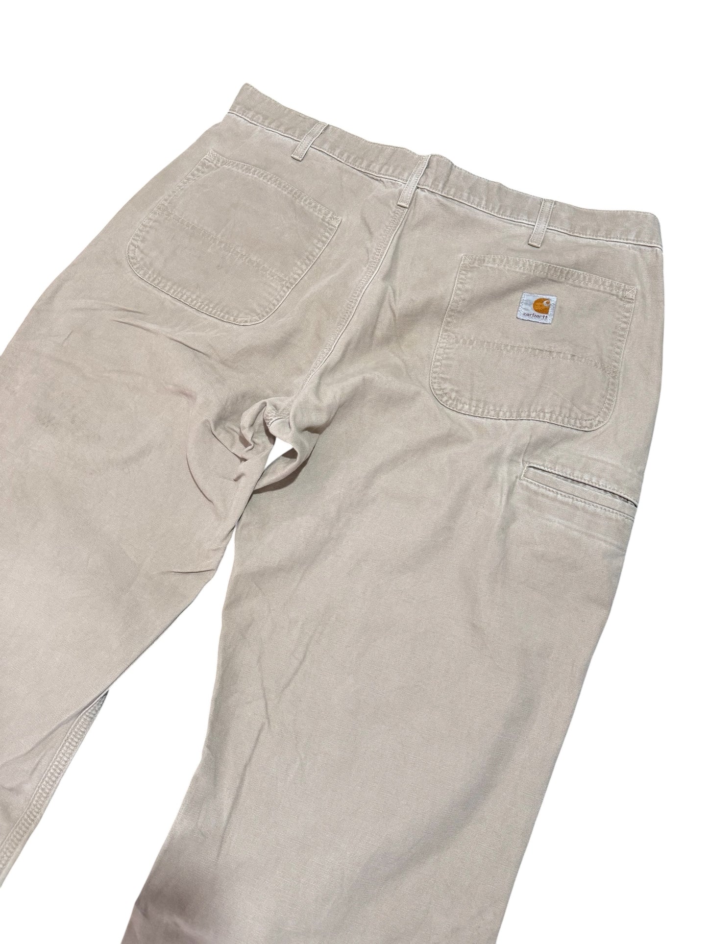Carhartt Relaxed Fit Work Pants Carpenter Style Distressed