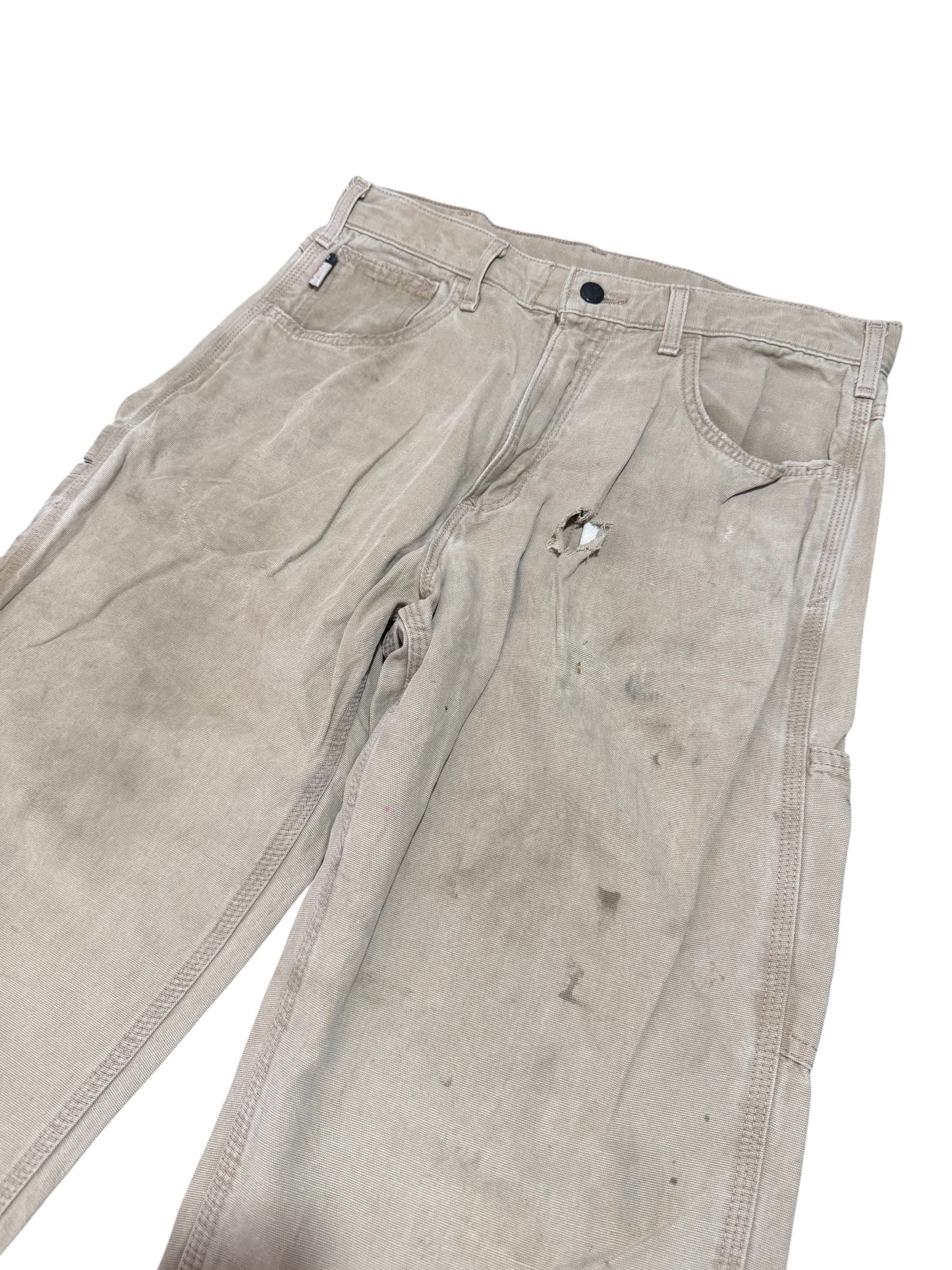 Carhartt FR Work Pants Distressed Carpenter