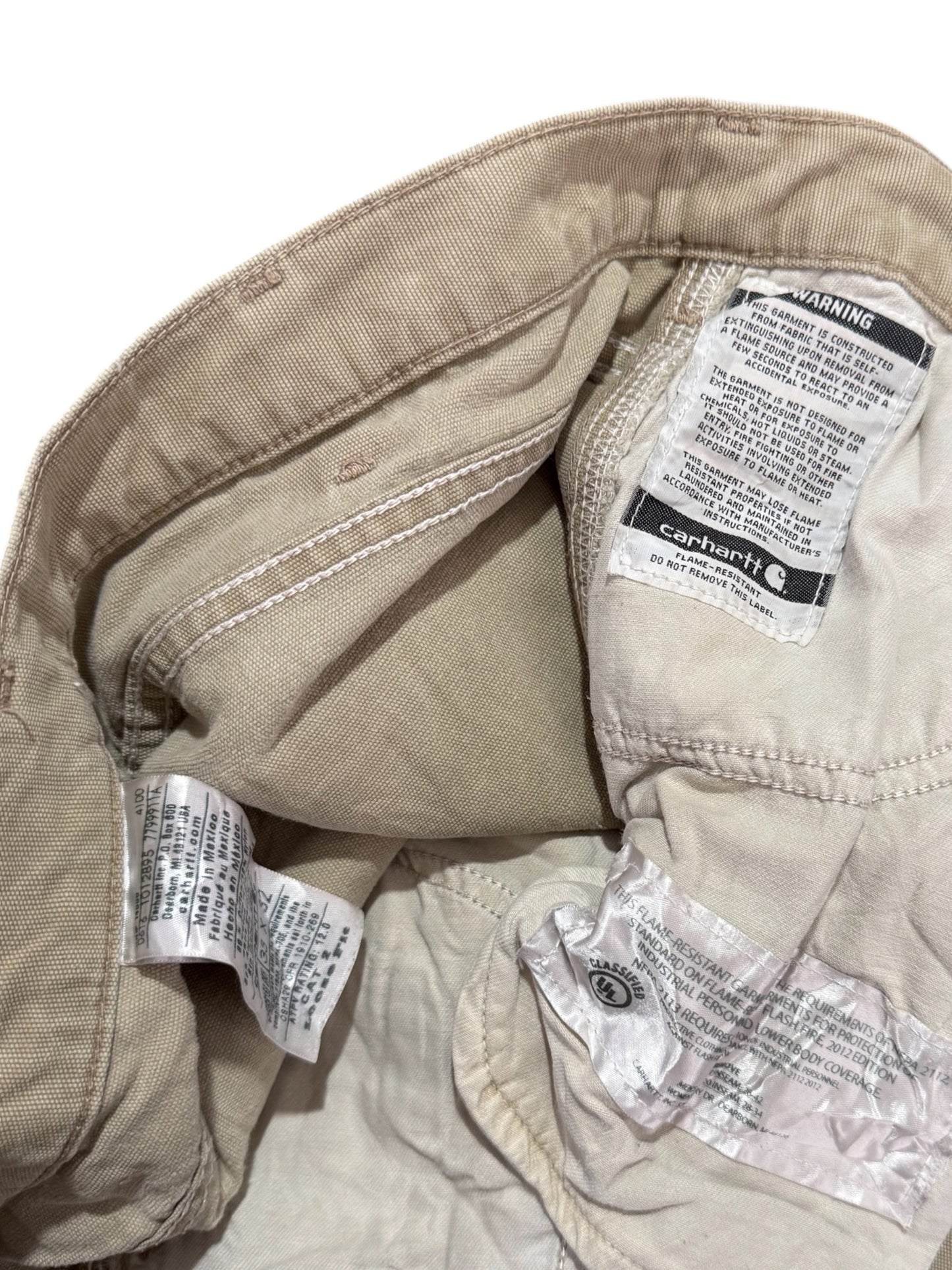 Carhartt FR Work Pants Distressed Carpenter