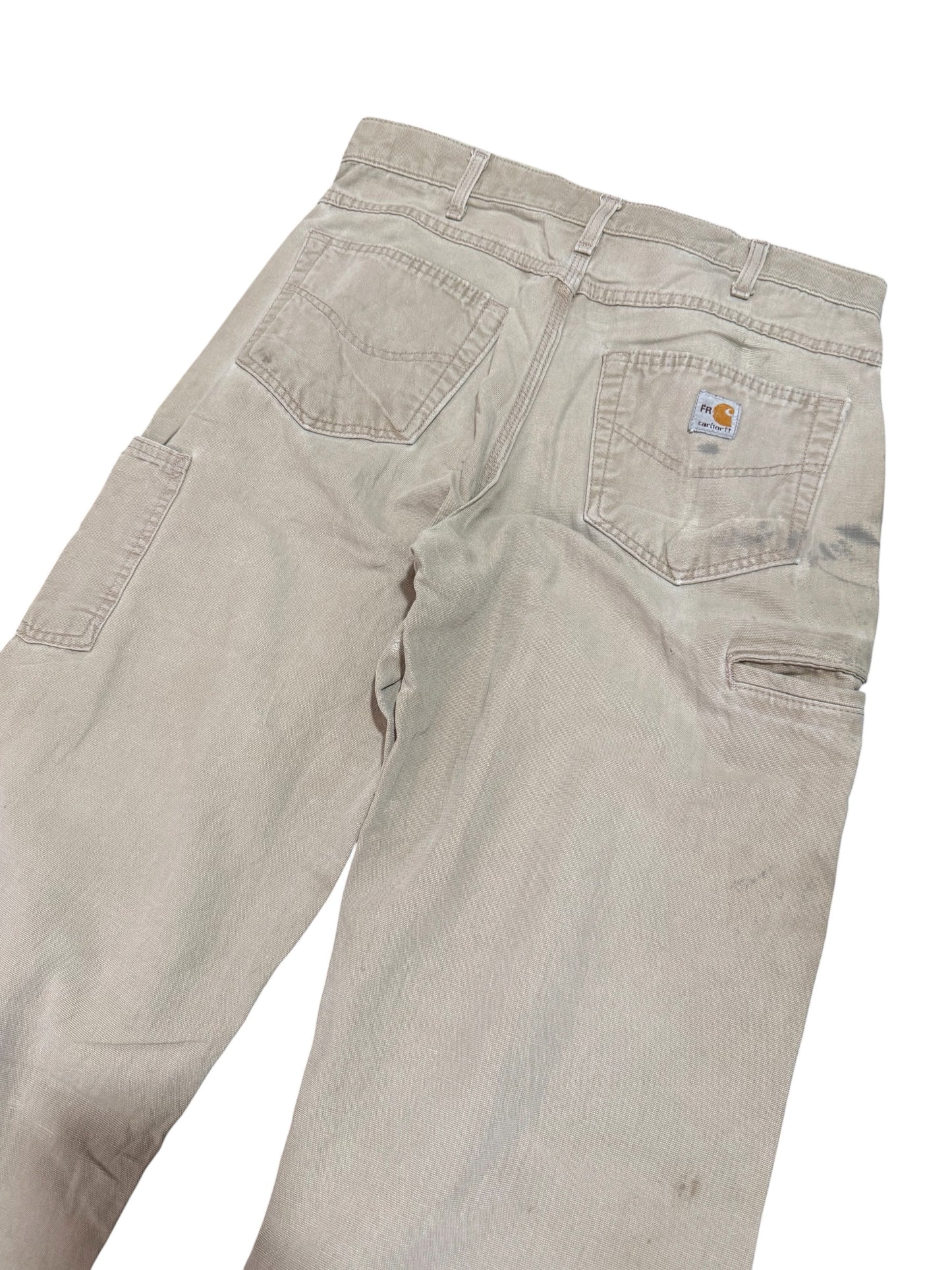 Carhartt FR Work Pants Distressed Carpenter