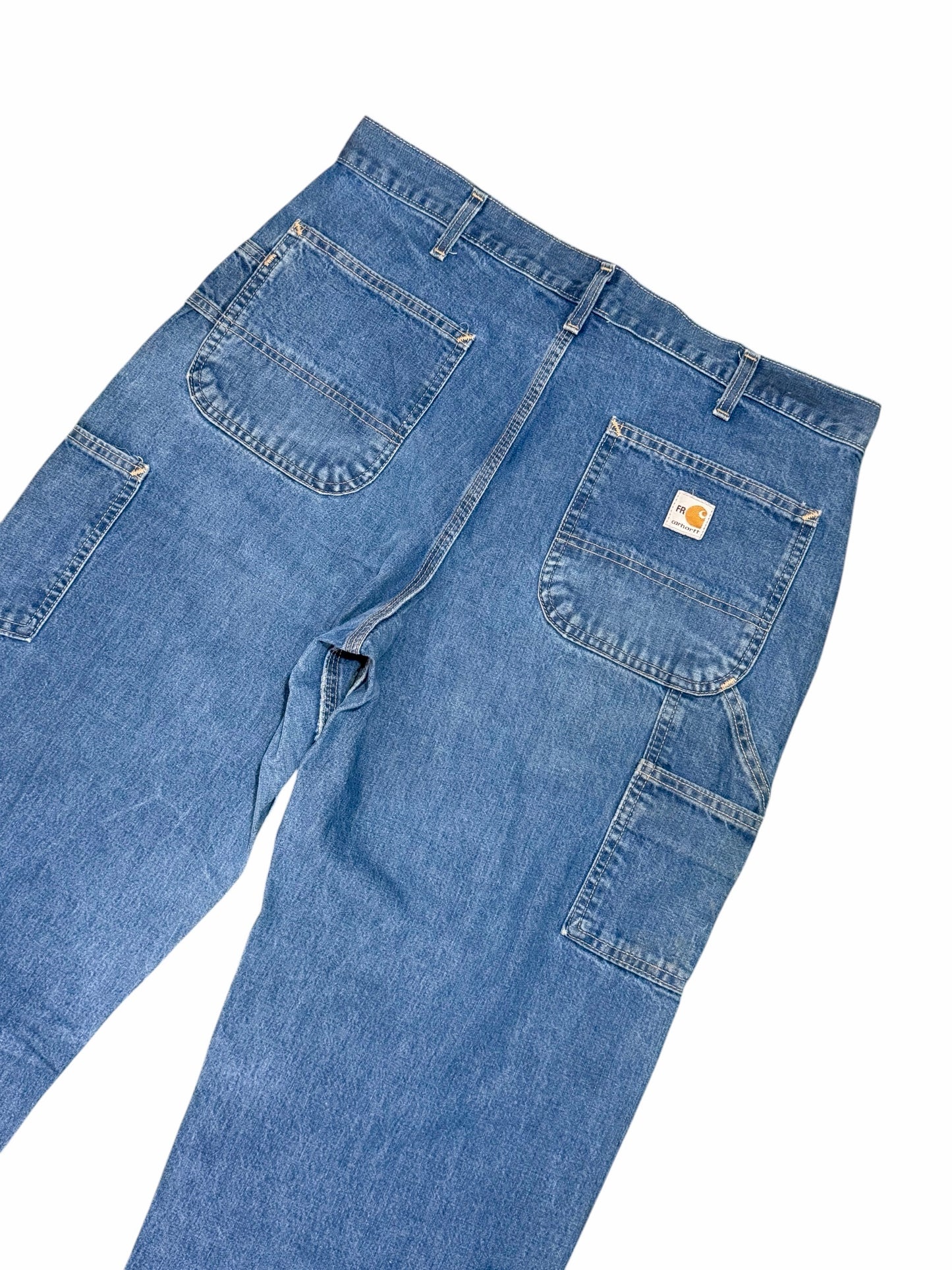 Carhartt FR Denim Work Pants Carpenter Utility