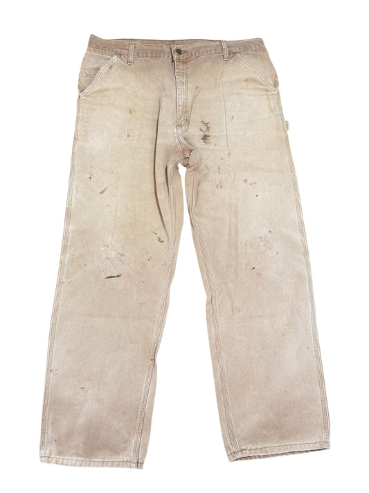 Carhartt B11 Duck Work Pants Distressed Fade