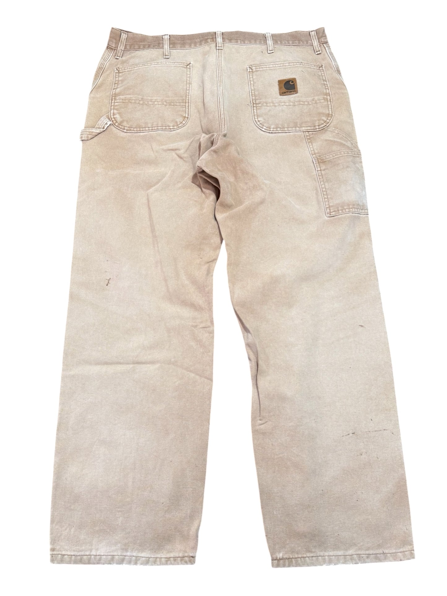Carhartt B11 Duck Work Pants Distressed Fade