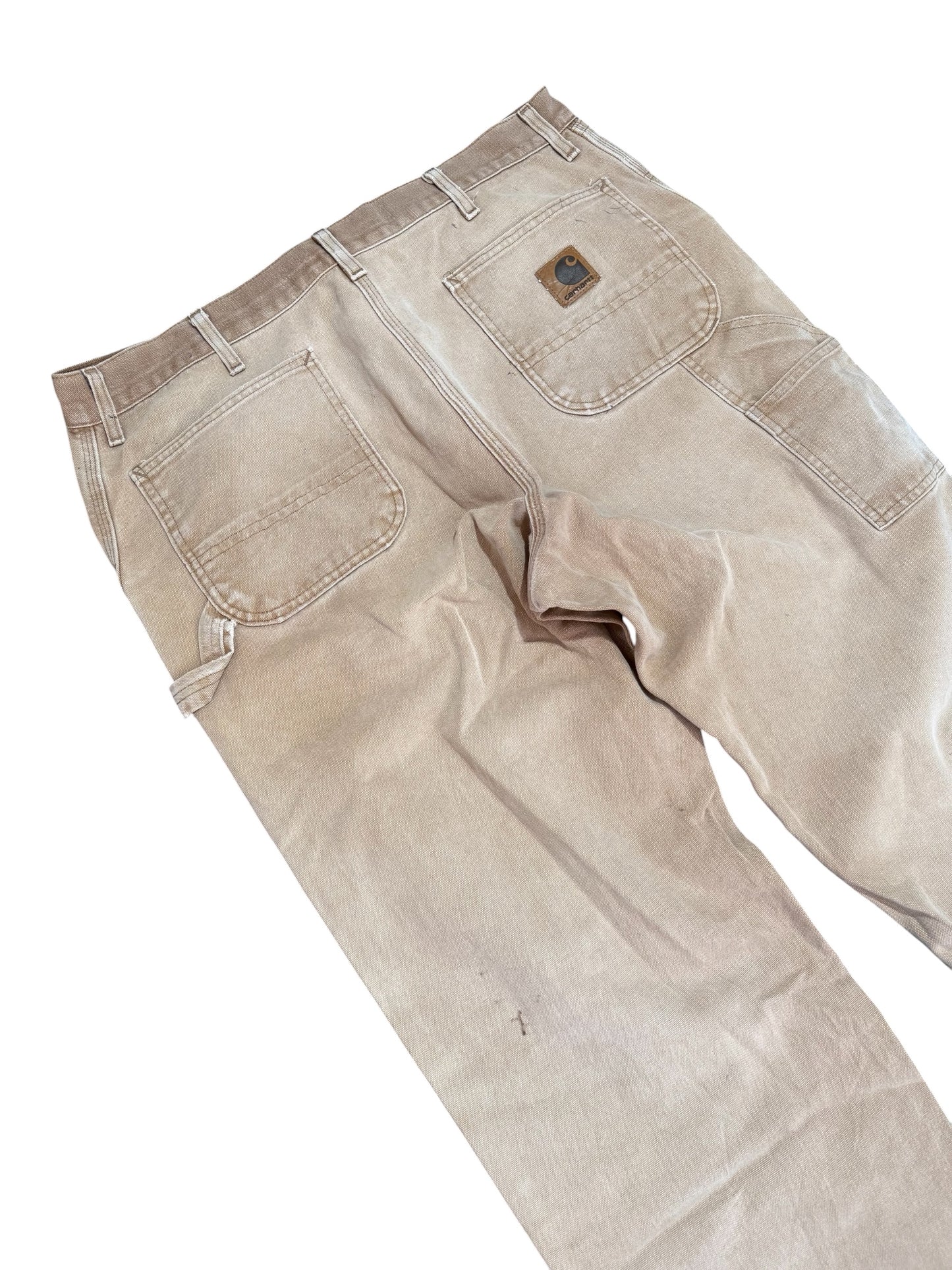 Carhartt B11 Duck Work Pants Distressed Fade