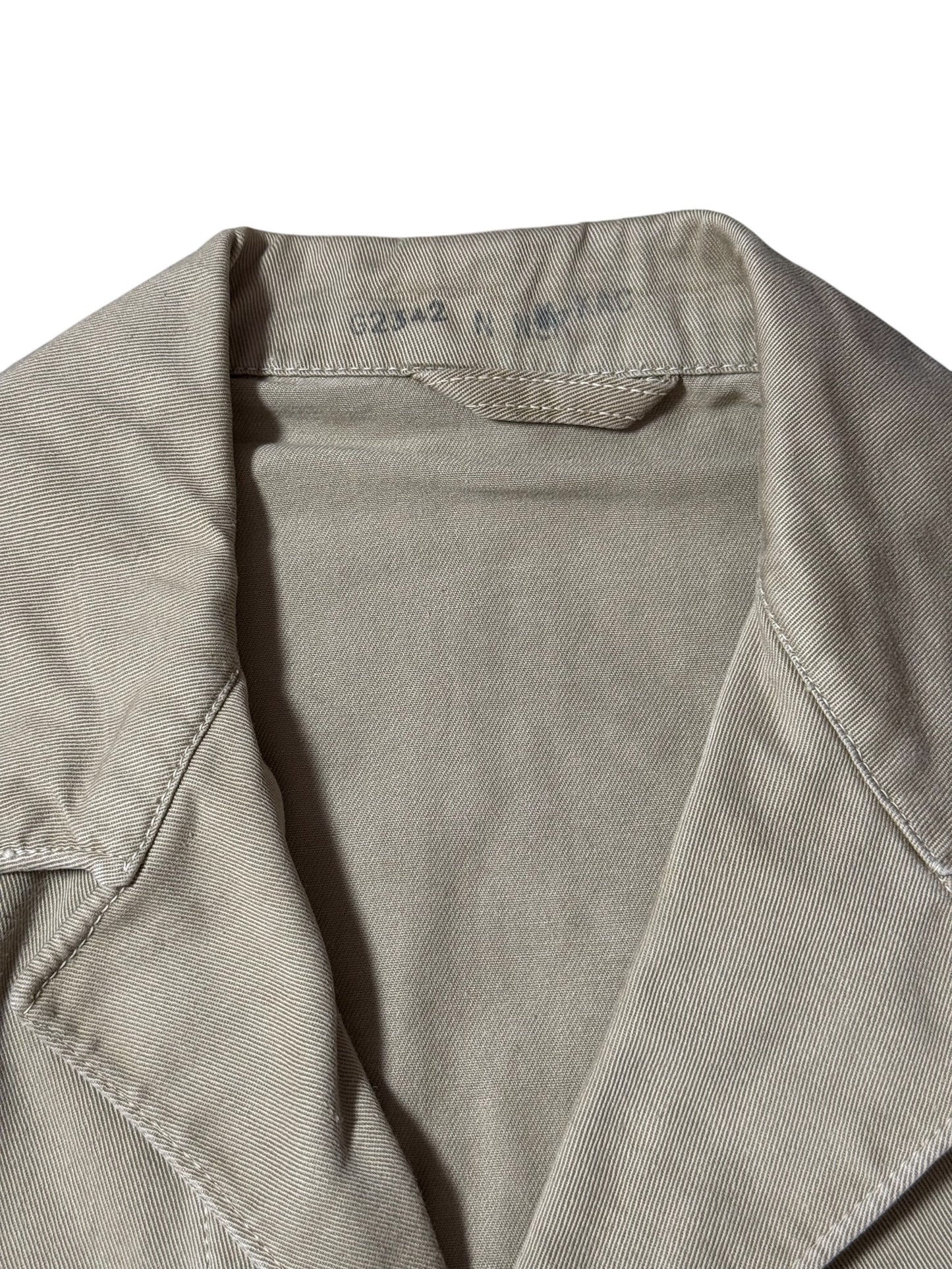 Vintage 1940s–50s U.S. Military Sergeant Jacket Korean War Era Ike Style Utility Jacket