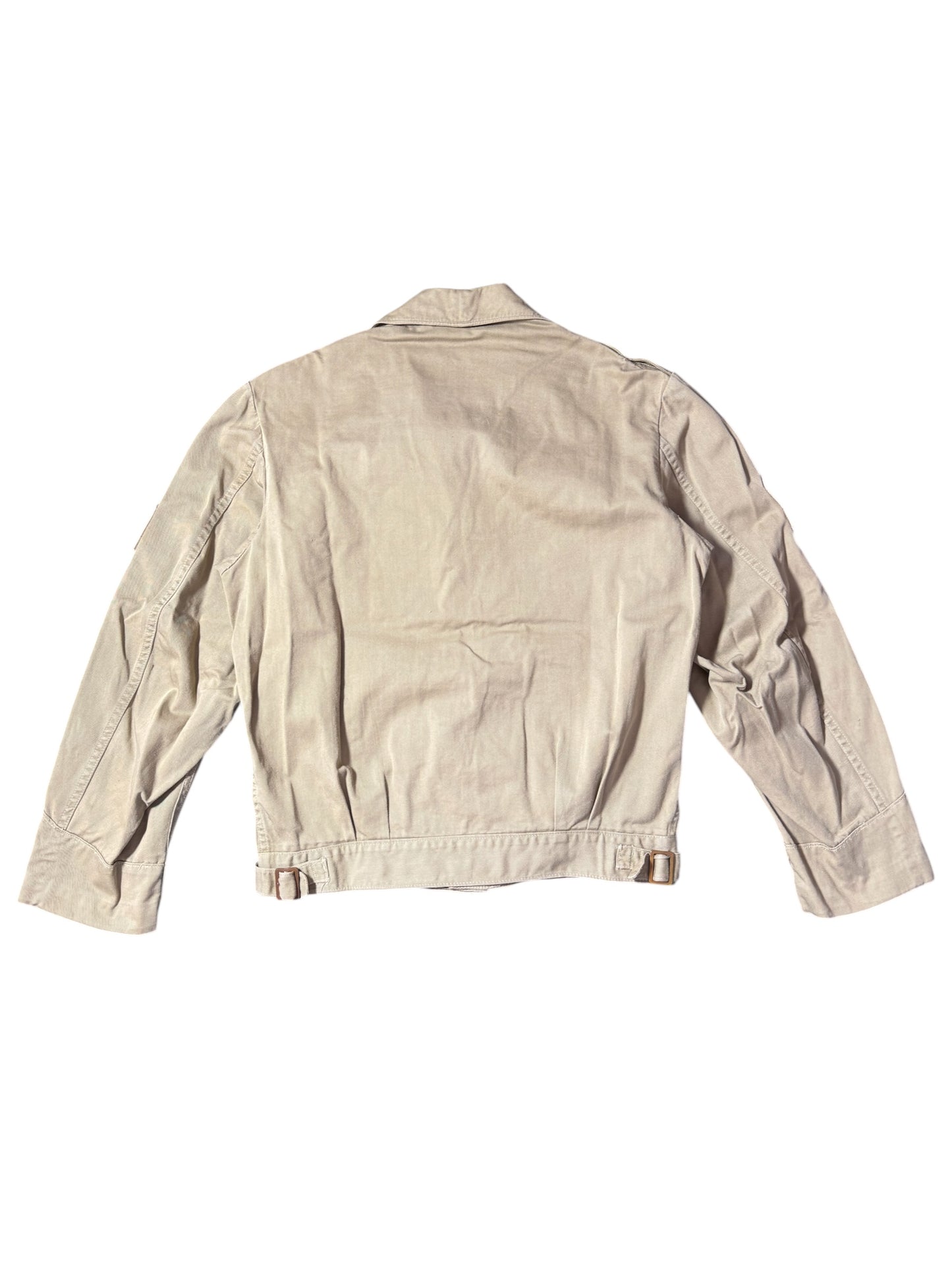 Vintage 1940s–50s U.S. Military Sergeant Jacket Korean War Era Ike Style Utility Jacket