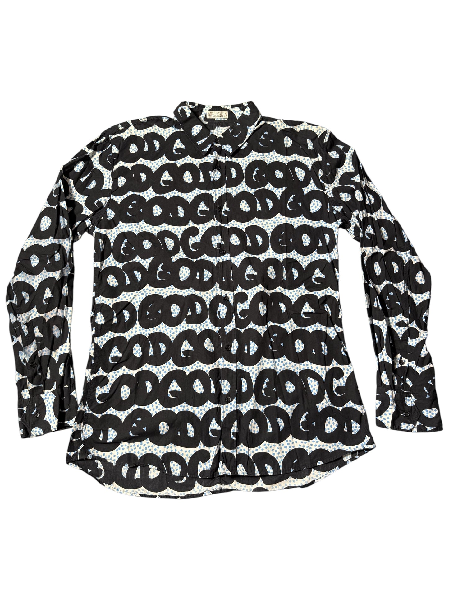 Soe Shirts Graphic Button Up Shirt Made in Japan Cotton Printed