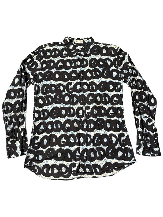 Soe Shirts Graphic Button Up Shirt Made in Japan Cotton Printed