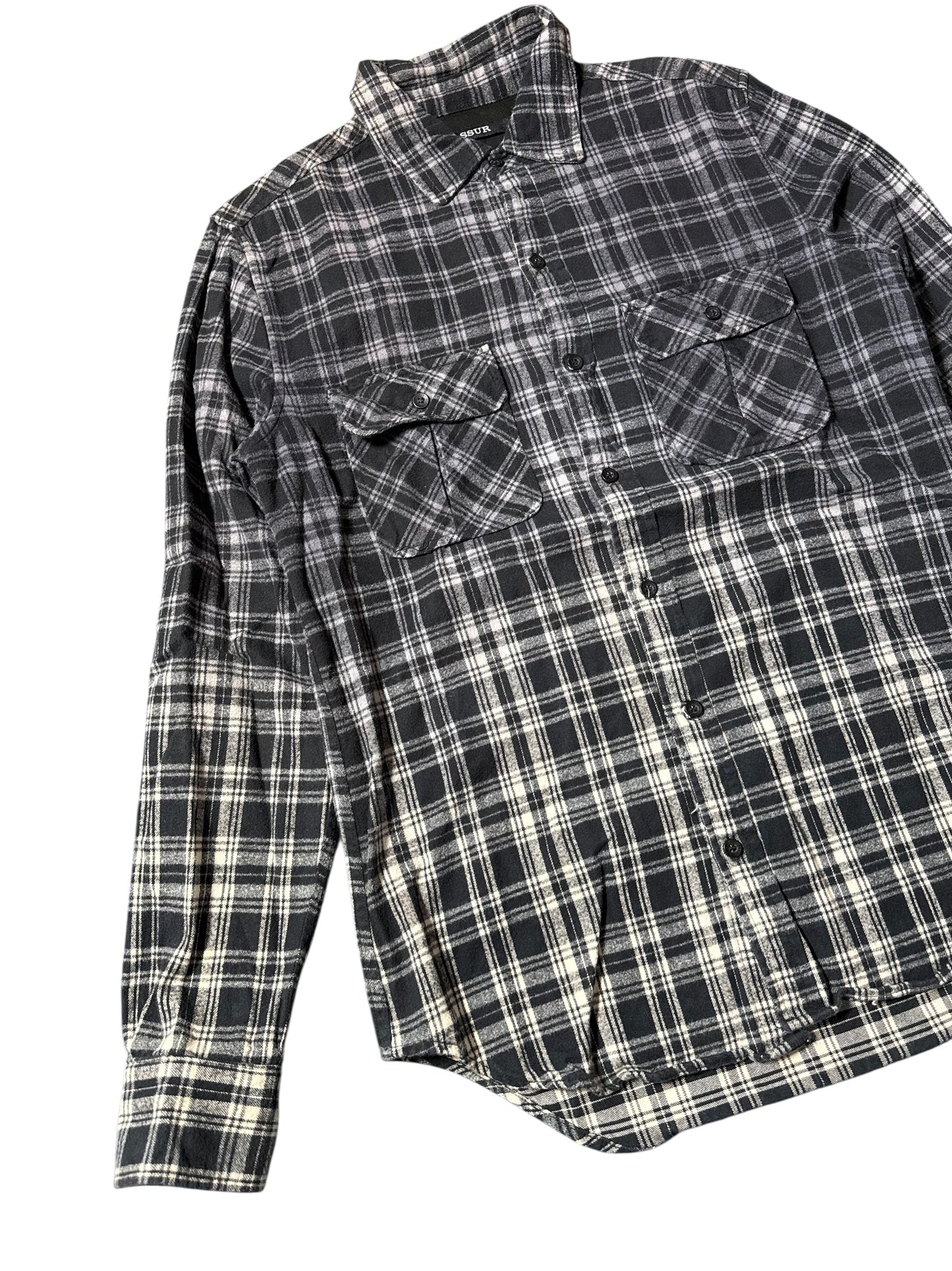 SSUR New York Plaid Flannel Shirt Made in USA