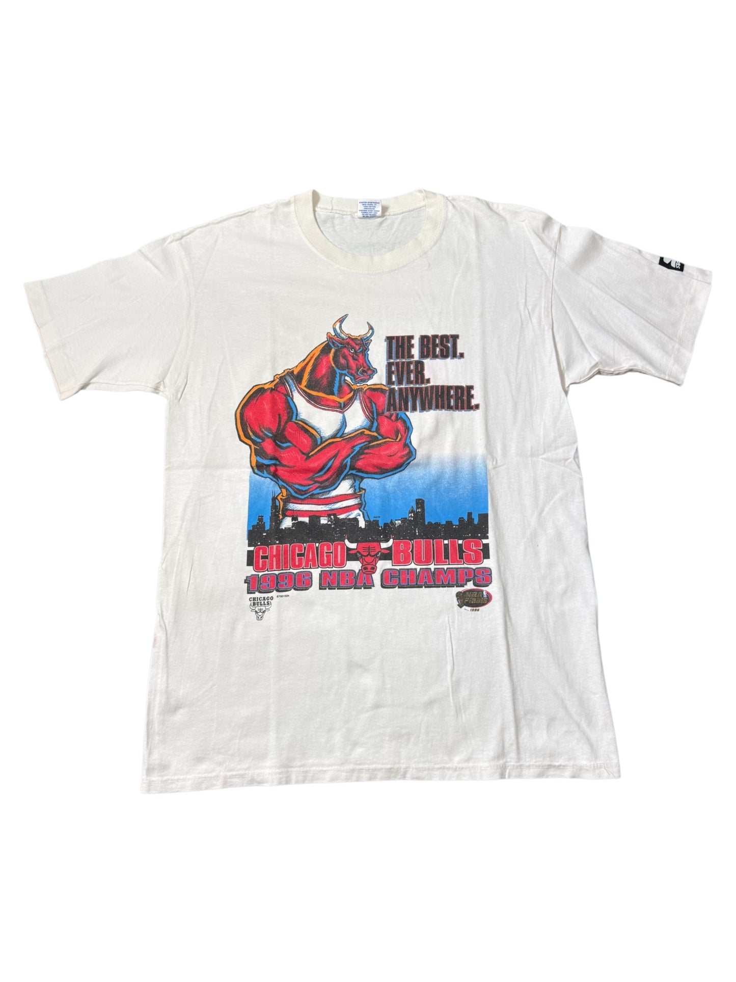 Vintage 1996 Chicago Bulls NBA Champs Starter Tshirt