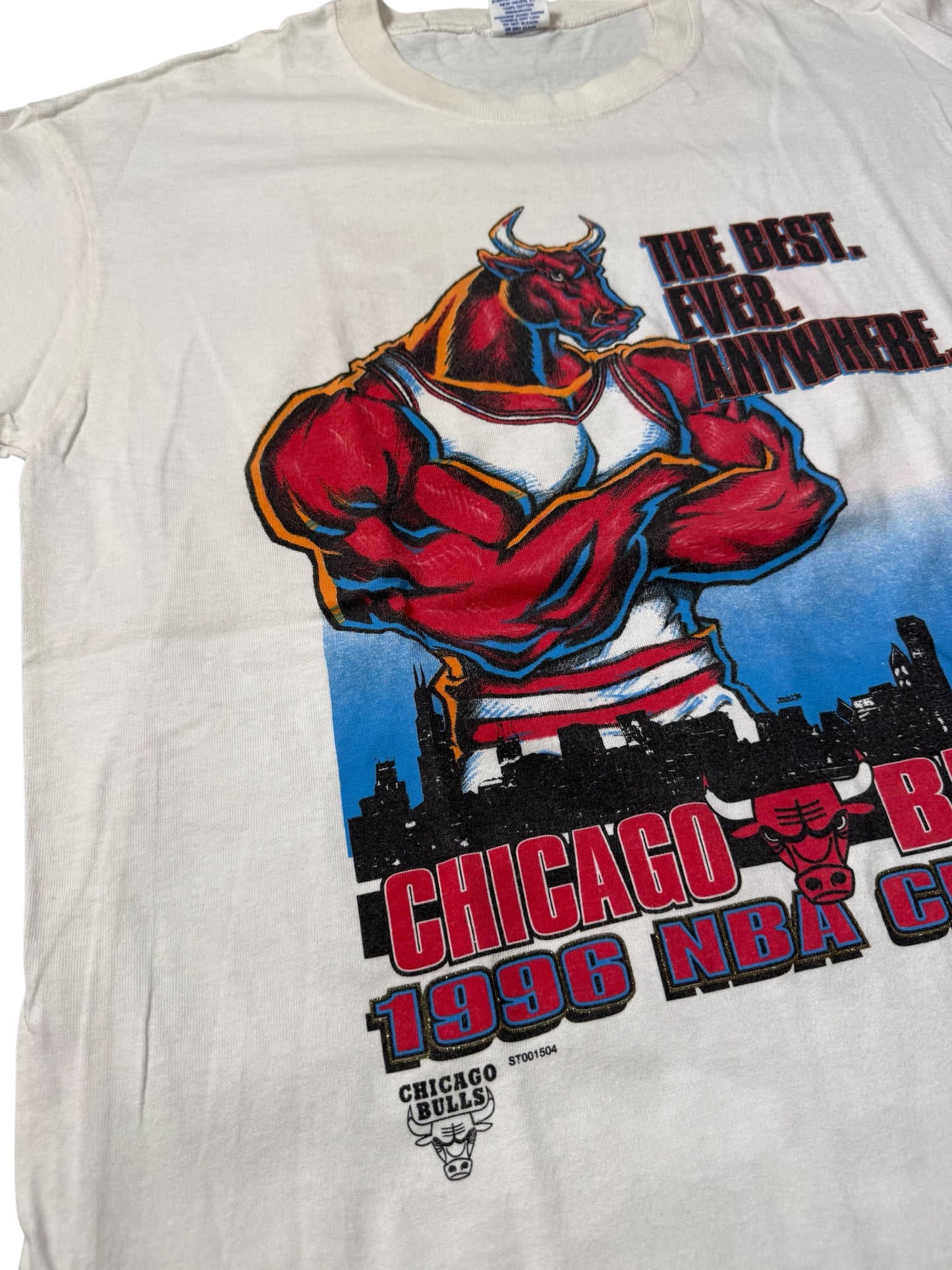 Vintage 1996 Chicago Bulls NBA Champs Starter Tshirt