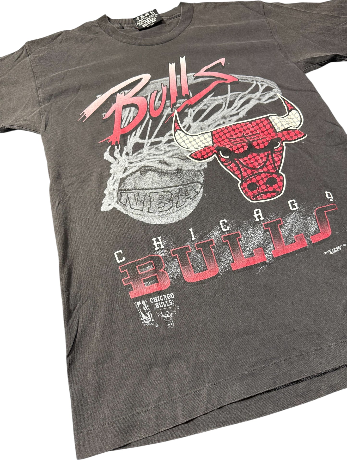 Vintage Chicago Bulls Magic Johnson Tshirt Made In Usa