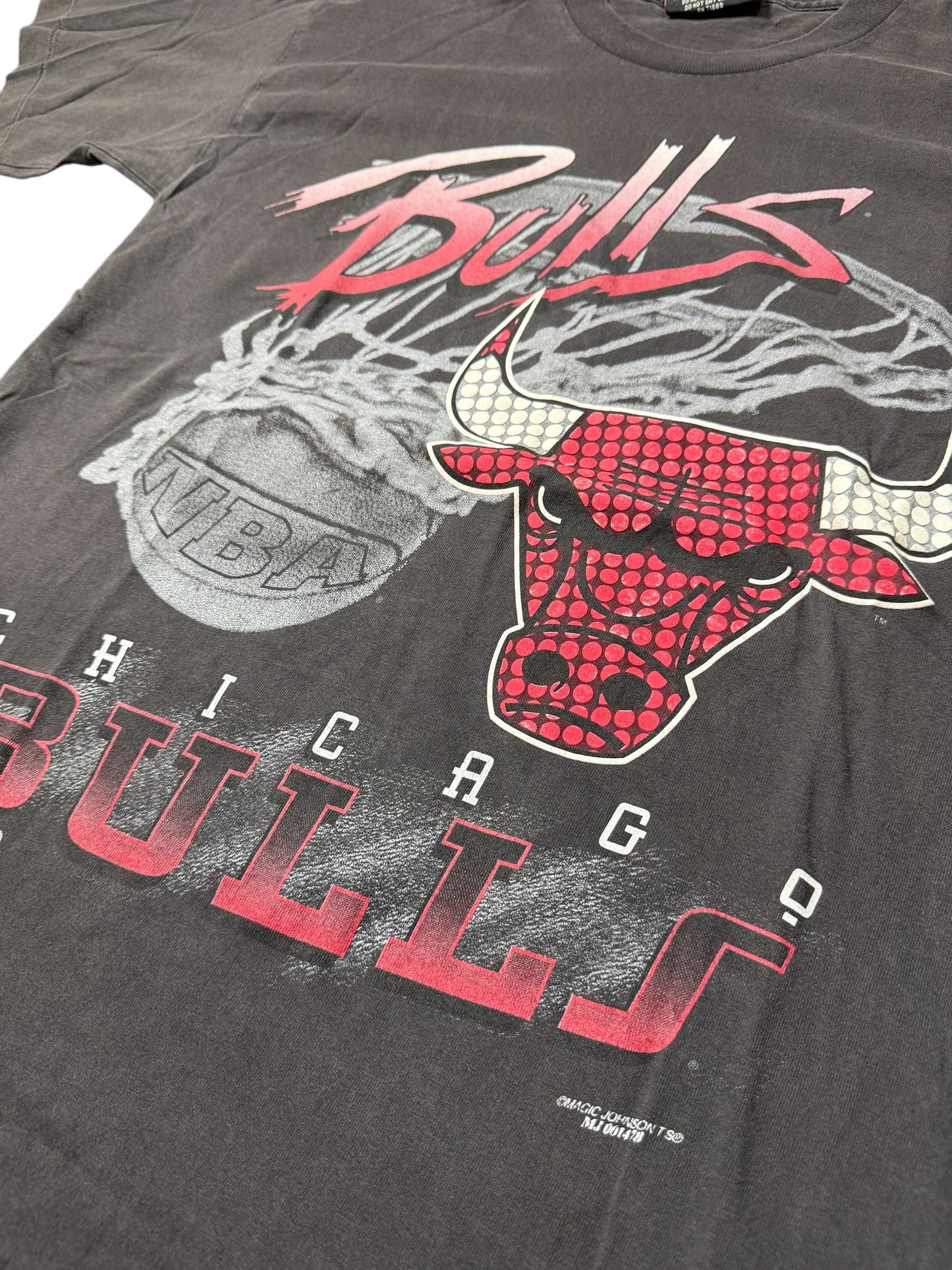 Vintage Chicago Bulls Magic Johnson Tshirt Made In Usa