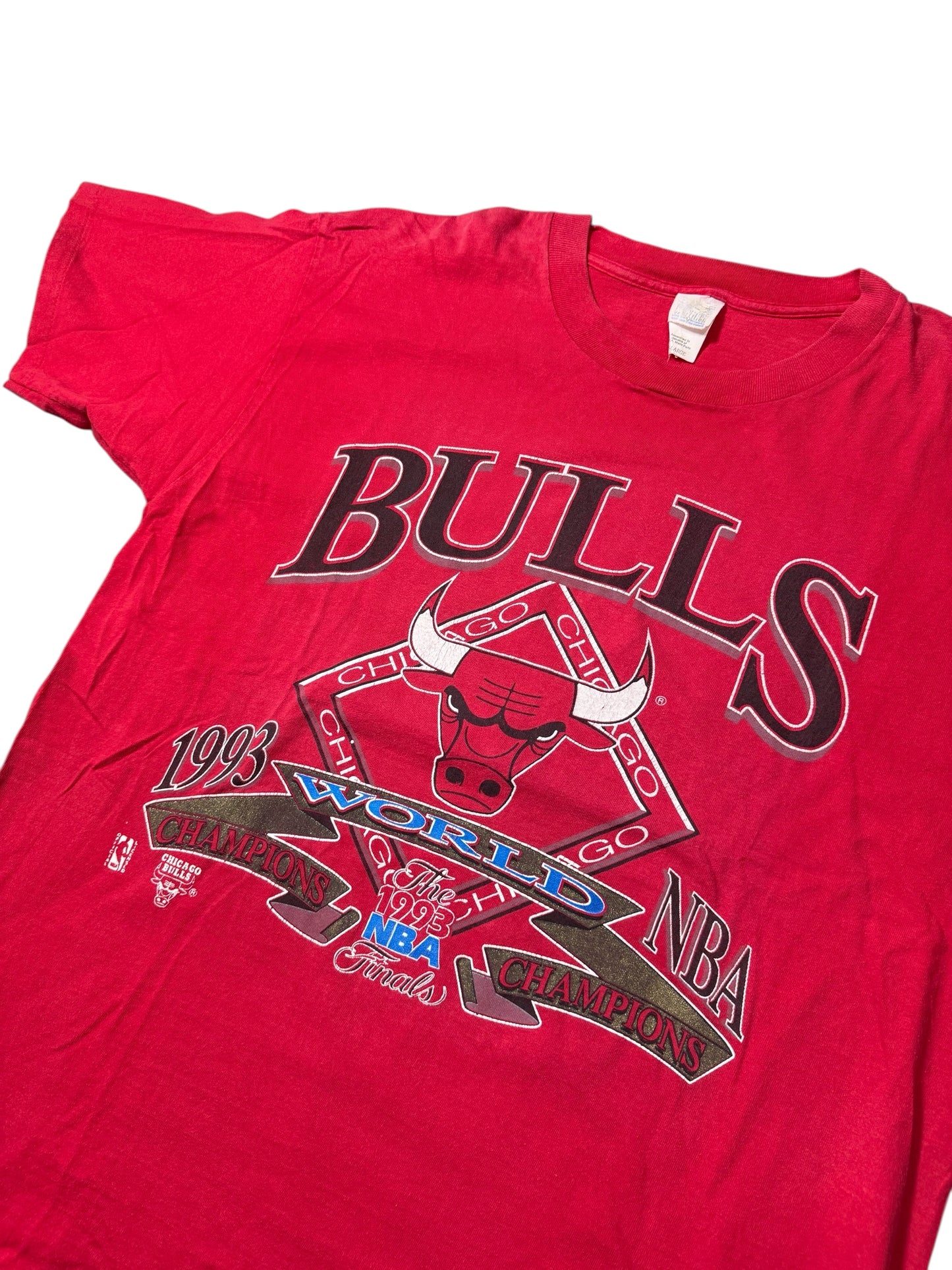 Vintage 1993 Chicago Bulls NBA Finals World Champions Tshirt