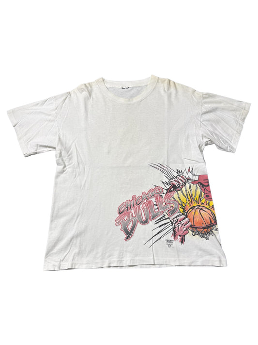 Vintage Chicago Bulls Graphic Tshirt Double Sided
