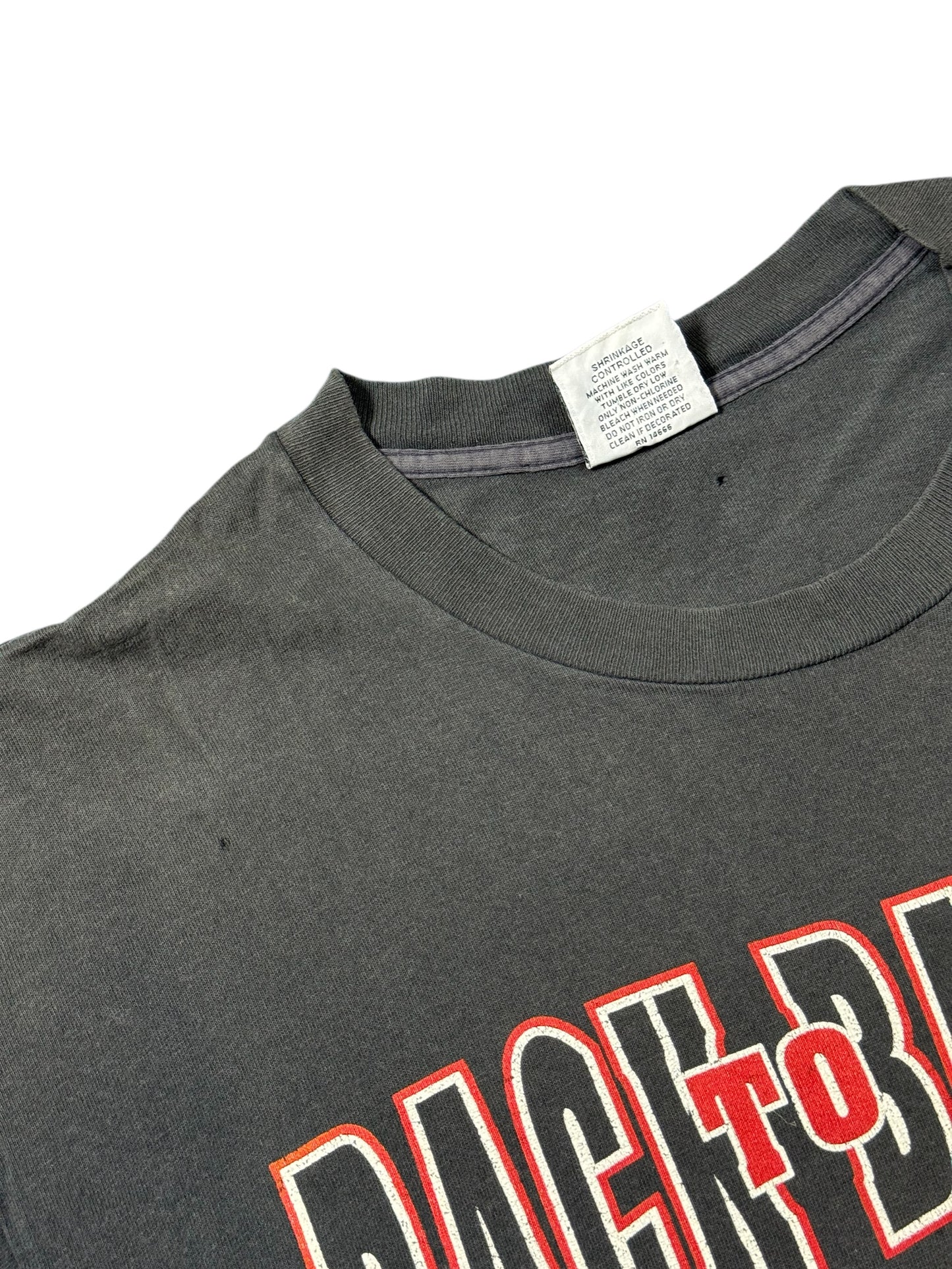 Vintage Chicago Bulls Back To Back Champions Ring Graphic Tshirt