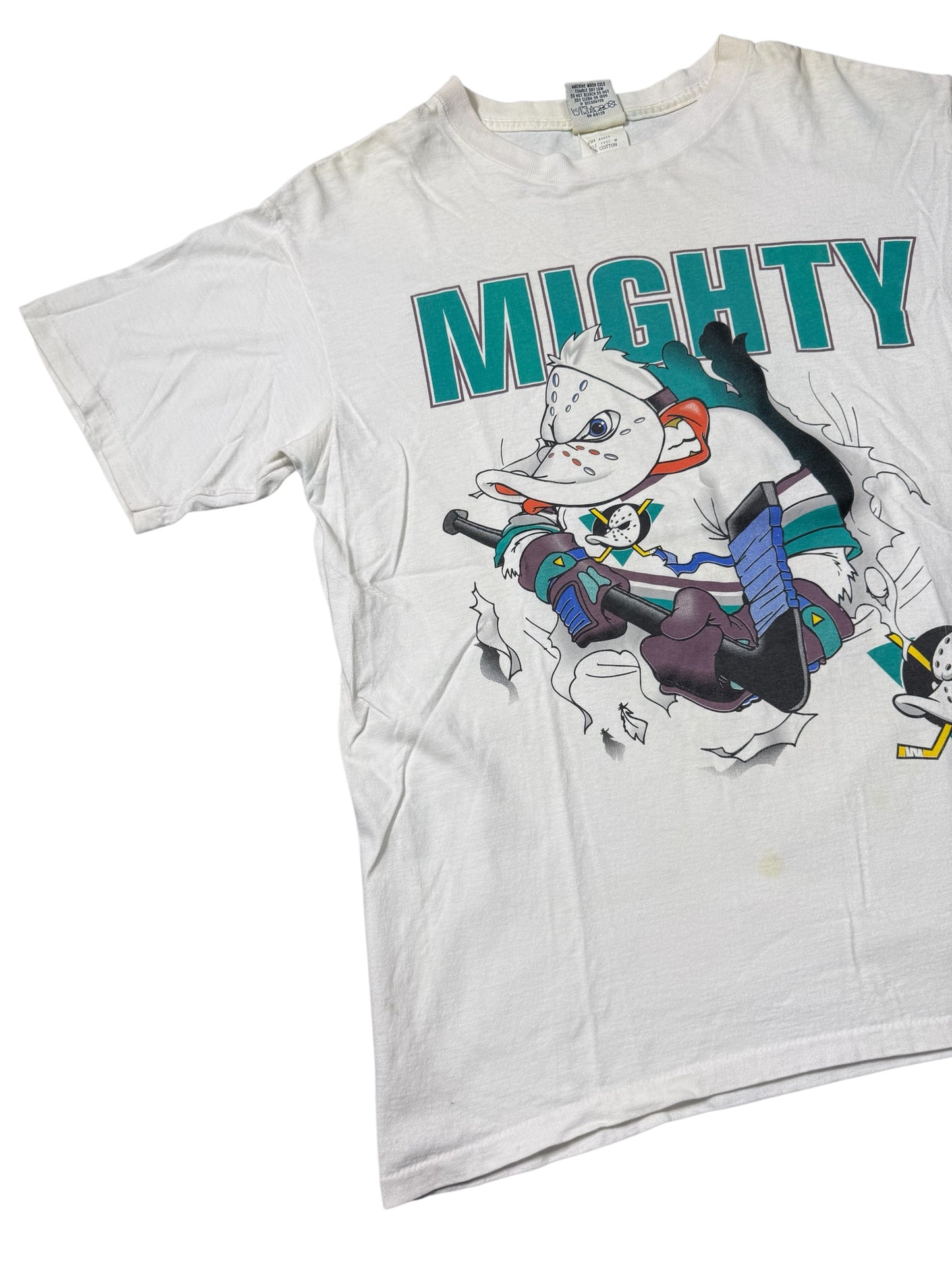 Vintage Mighty Ducks Nutmeg NHL Disney Tshirt Made in USA