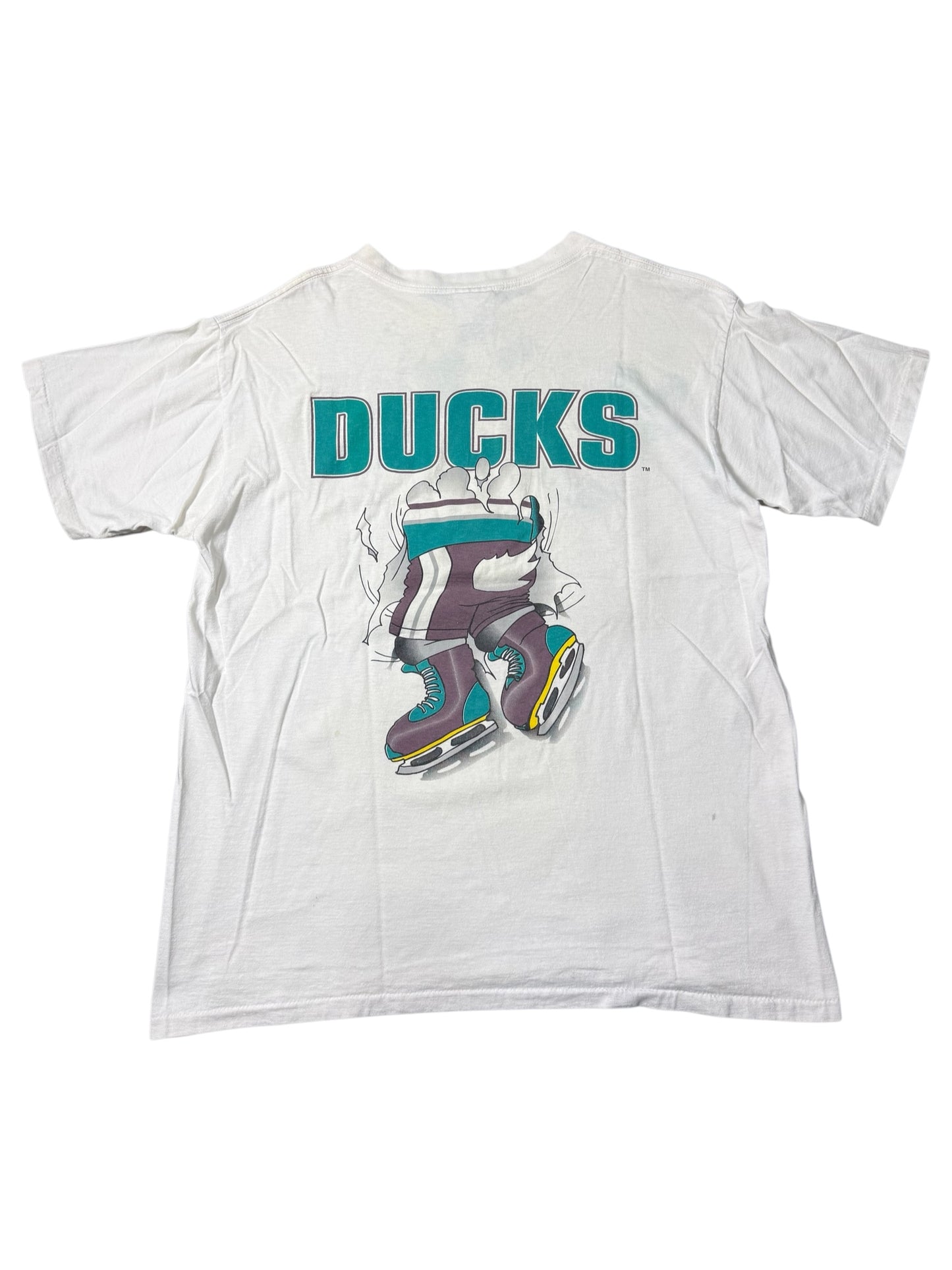 Vintage Mighty Ducks Nutmeg NHL Disney Tshirt Made in USA
