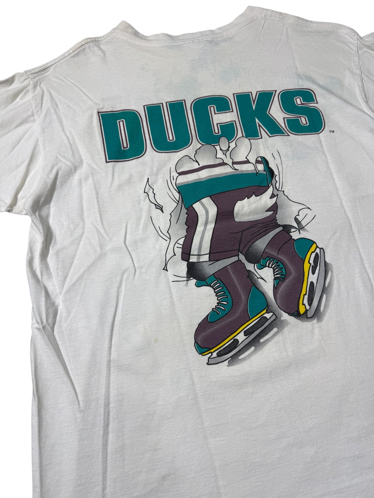 Vintage Mighty Ducks Nutmeg NHL Disney Tshirt Made in USA